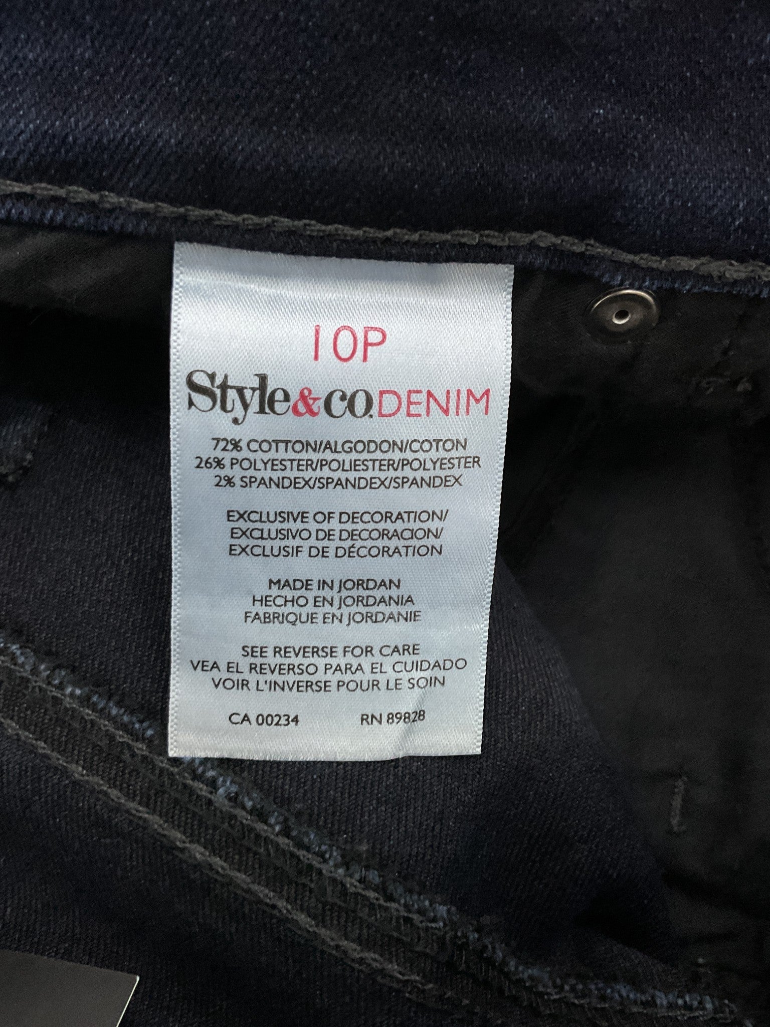Jean 10P (Style & Co)
