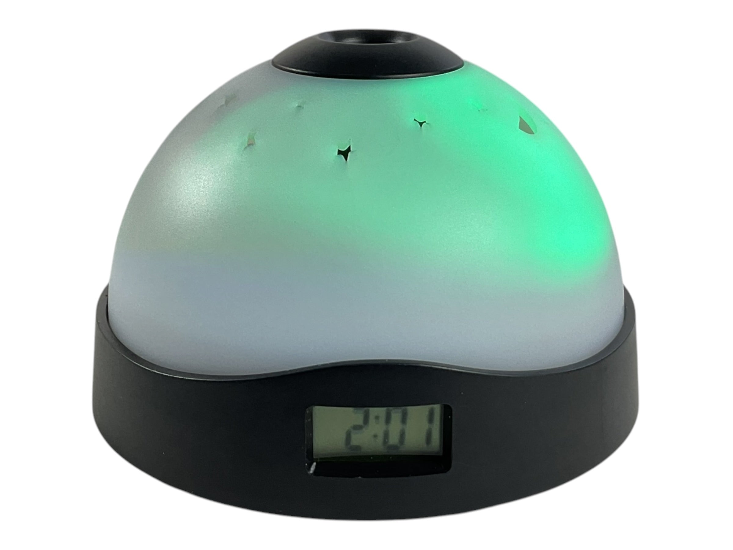 Reloj despertador digital con proyector LED