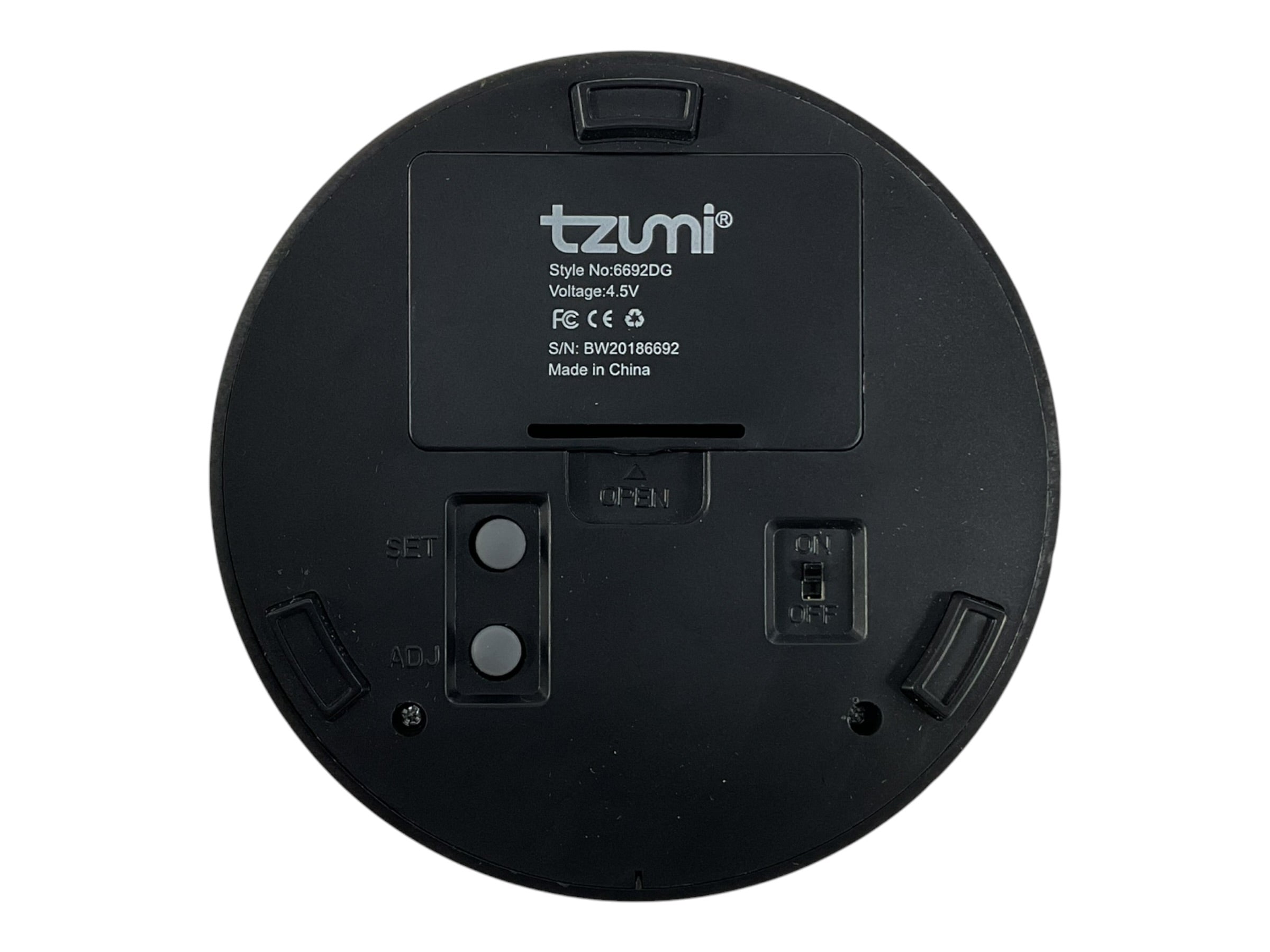 Reloj despertador digital con proyector LED