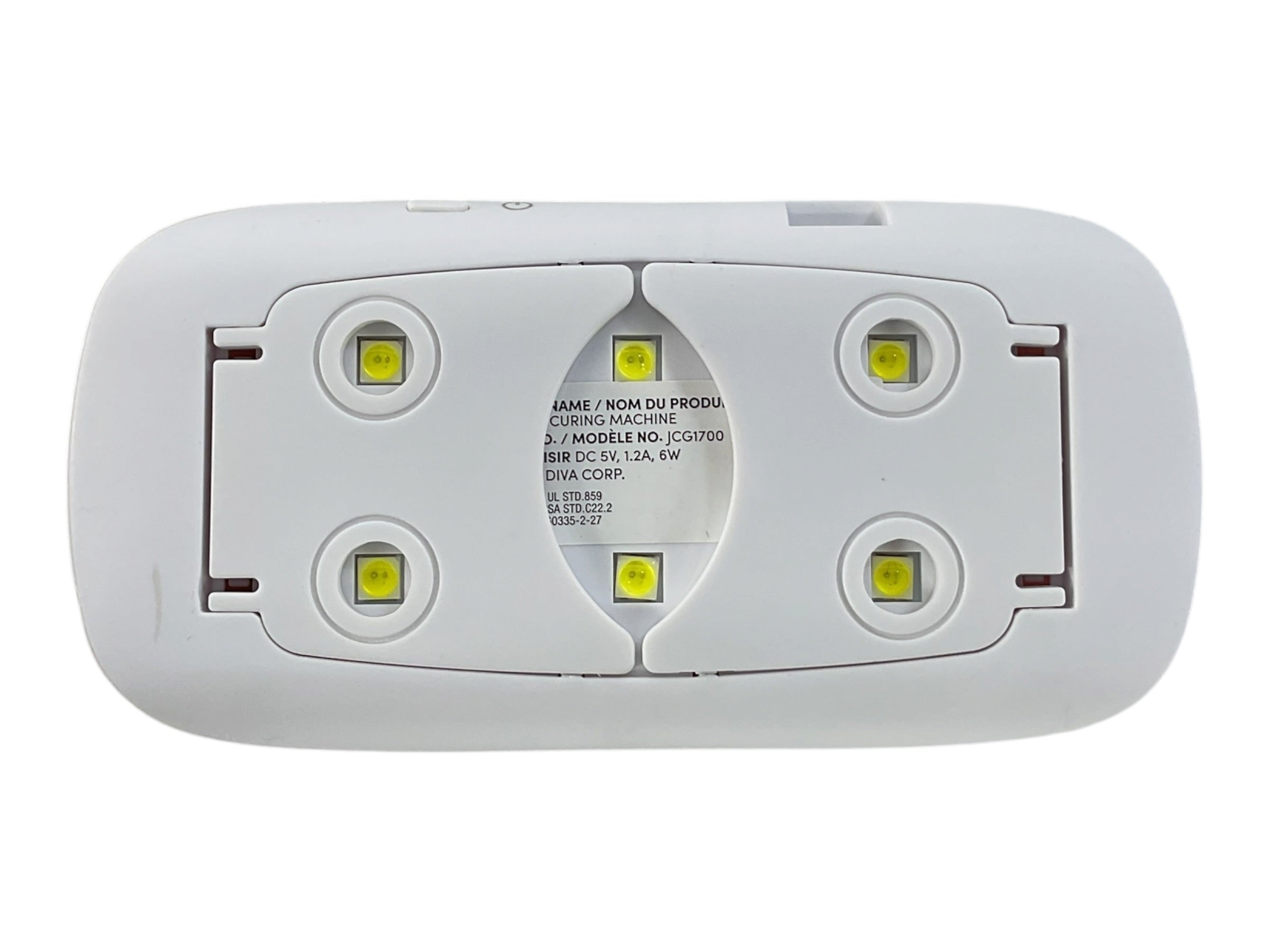 Mini Lámpara LED para curado de uñas (DASHINGDIVA)