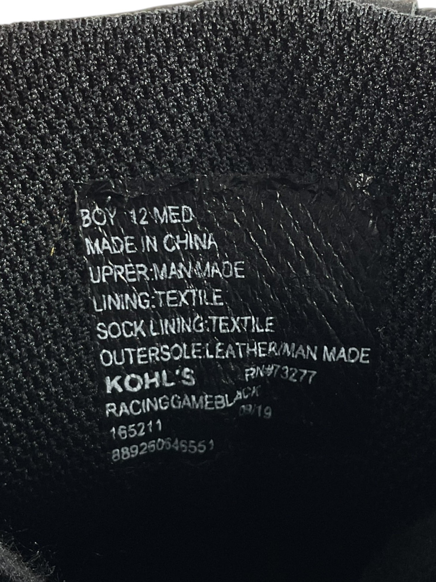 Zapato niño 12