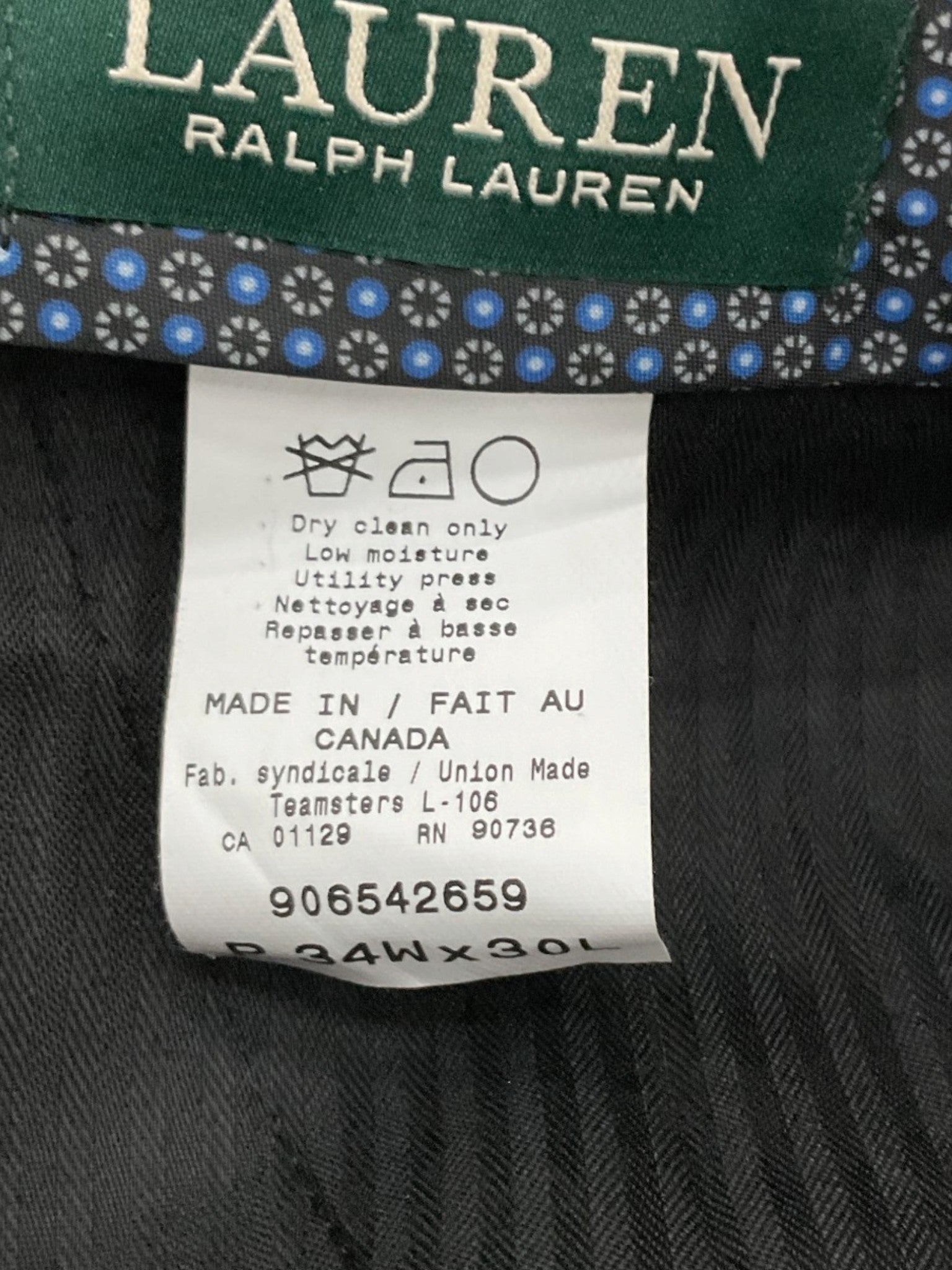 Pantalon 34x30 (Ralph Lauren)