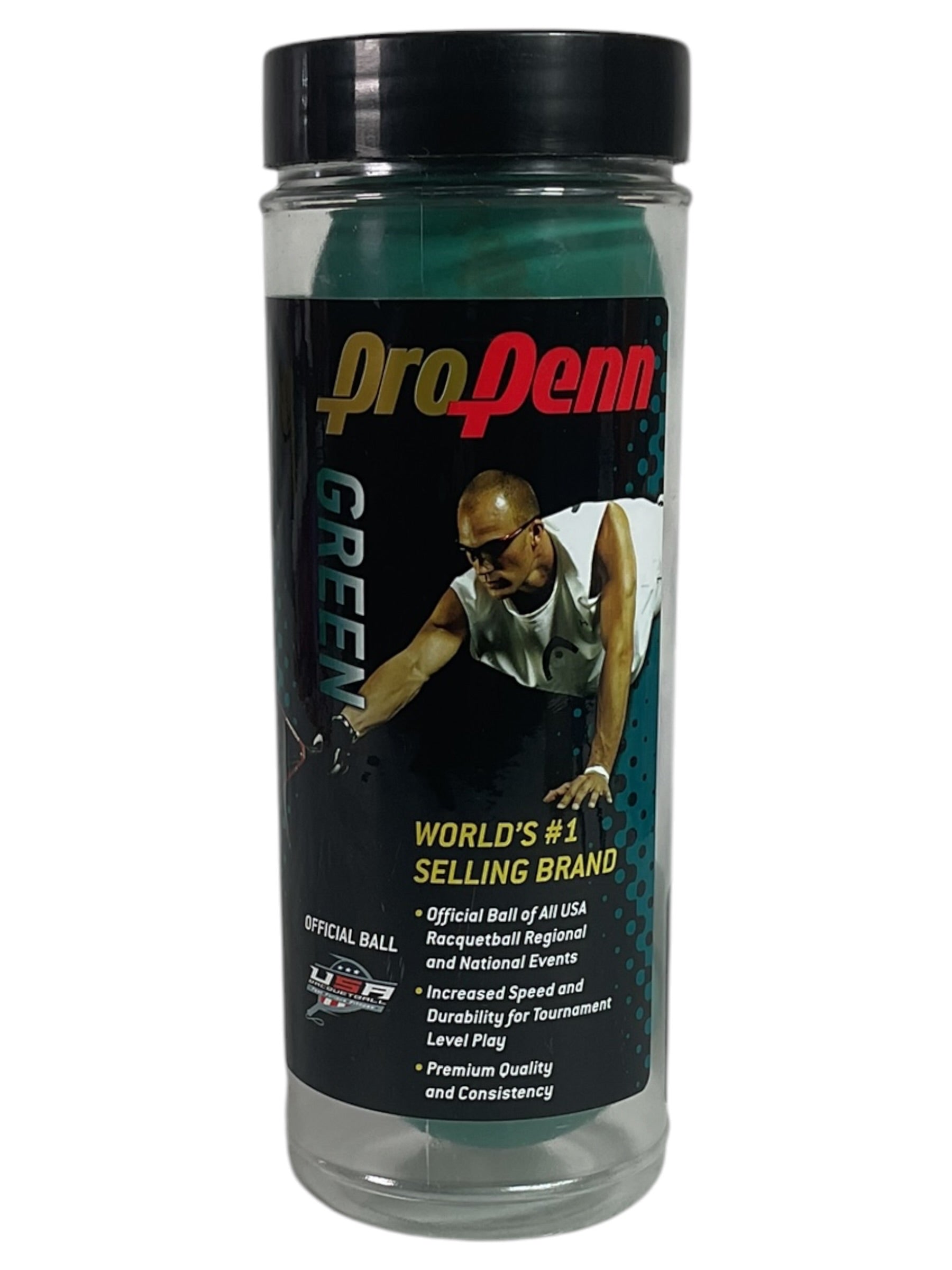 Set de pelotas de racquetball (Pro Penn)