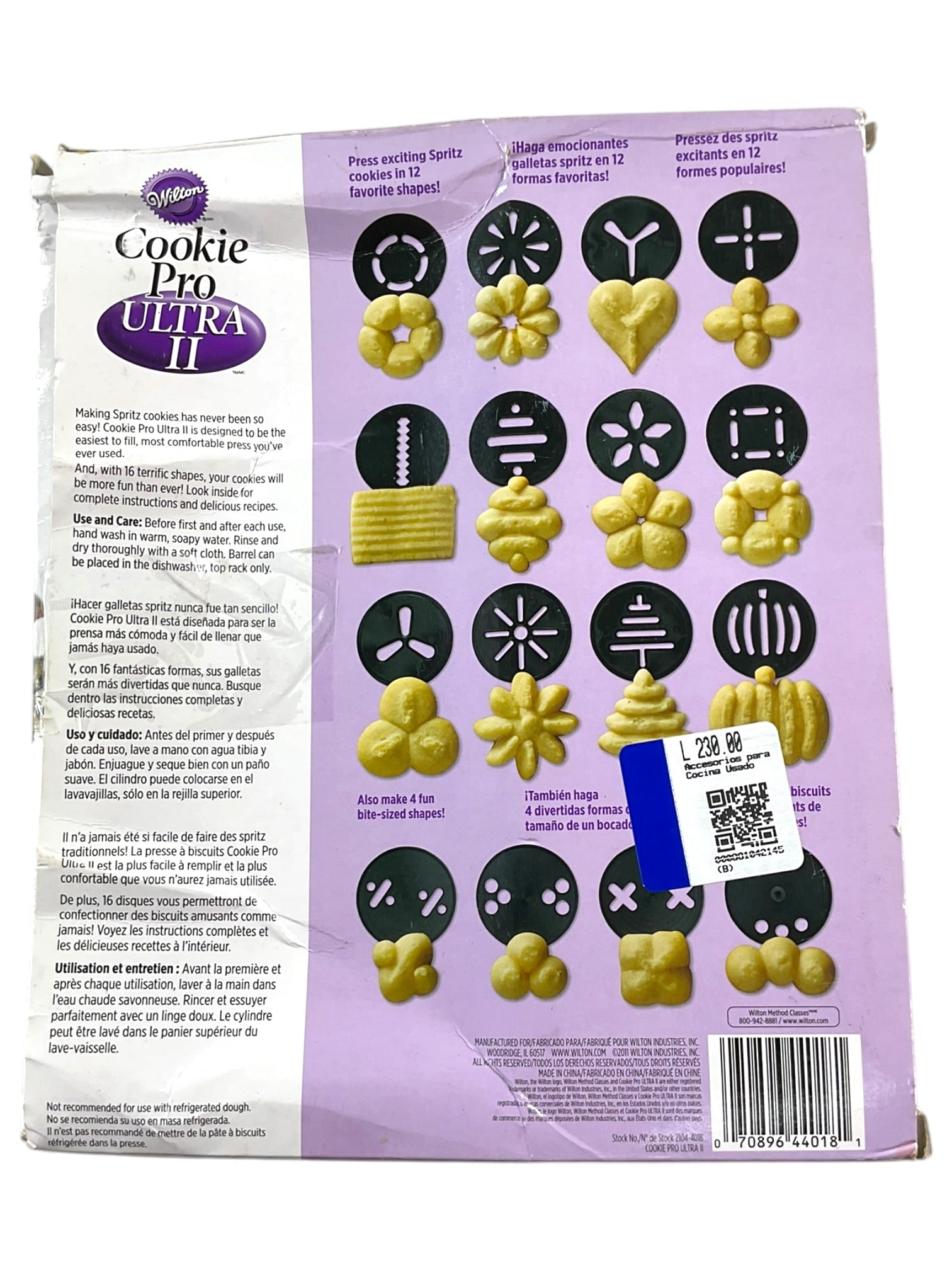 Prensa para hacer galletas
