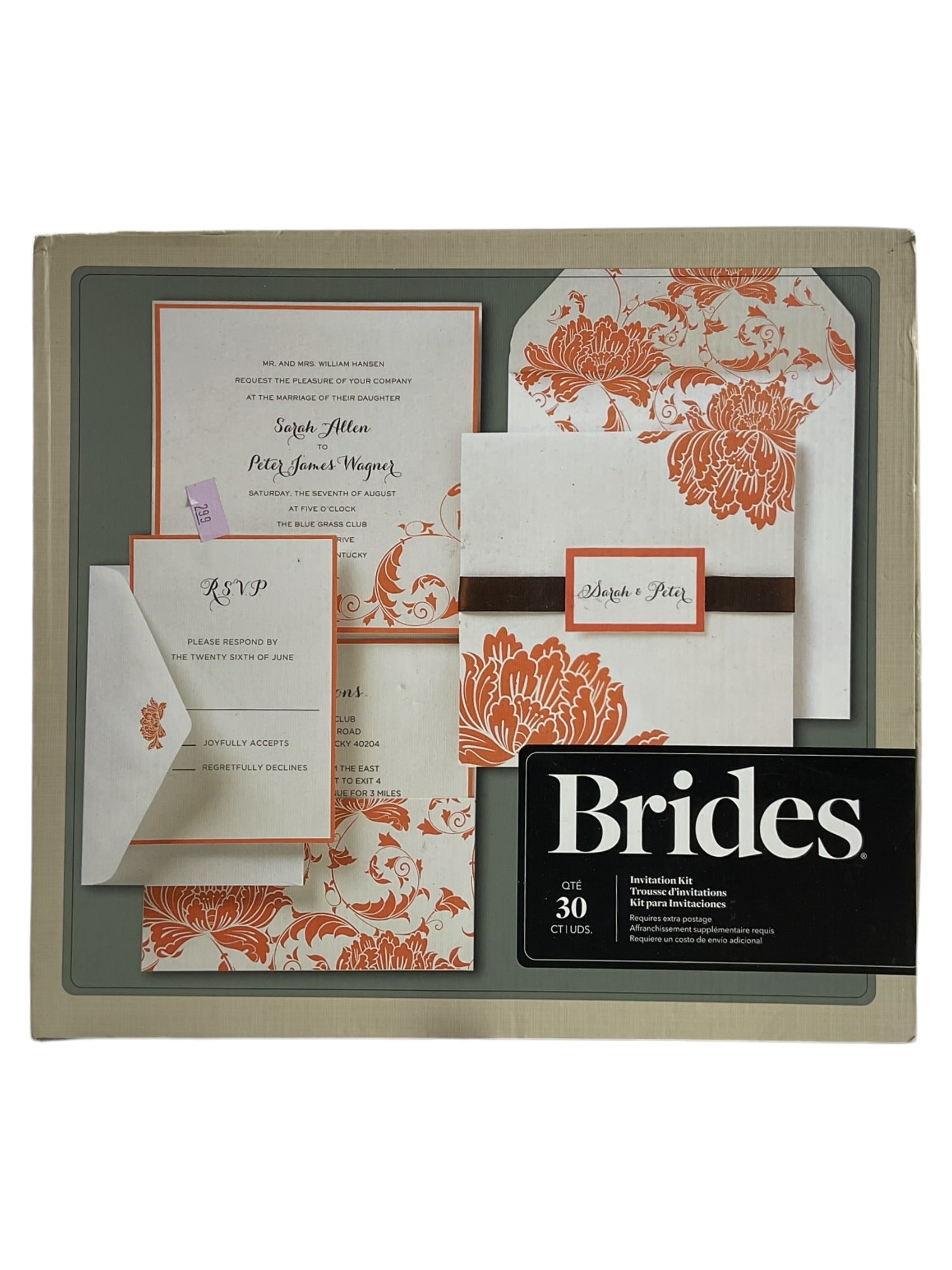 Set de cartas y sobres (Brides)