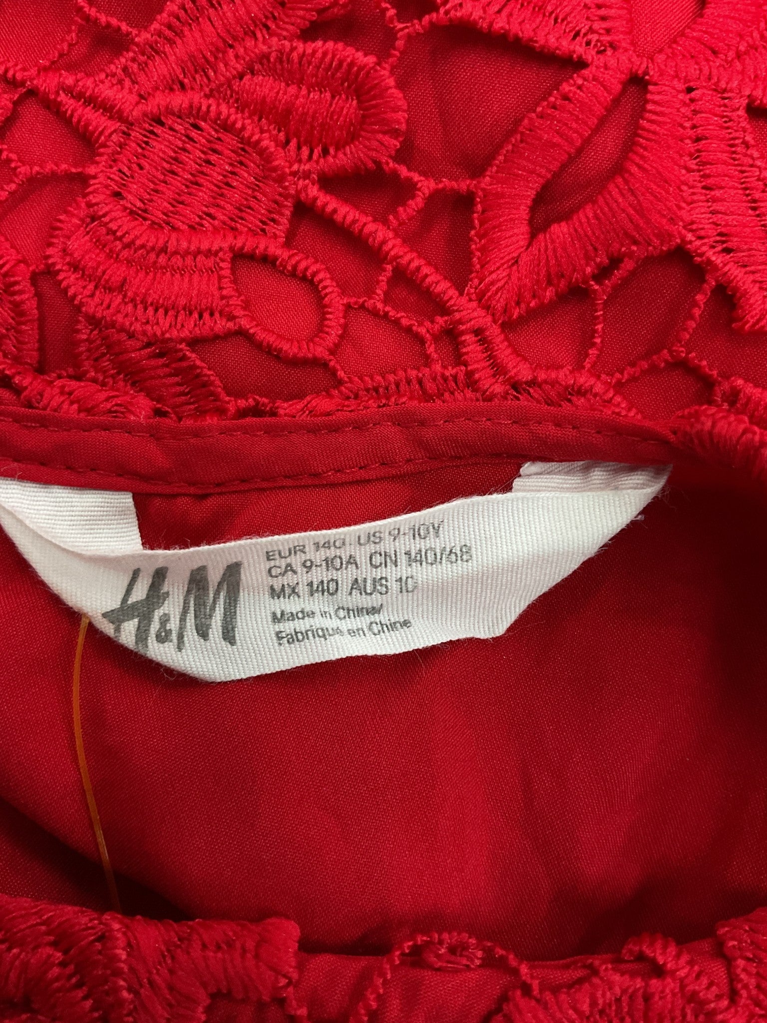 Vestido niña 9-10Y (H&M)