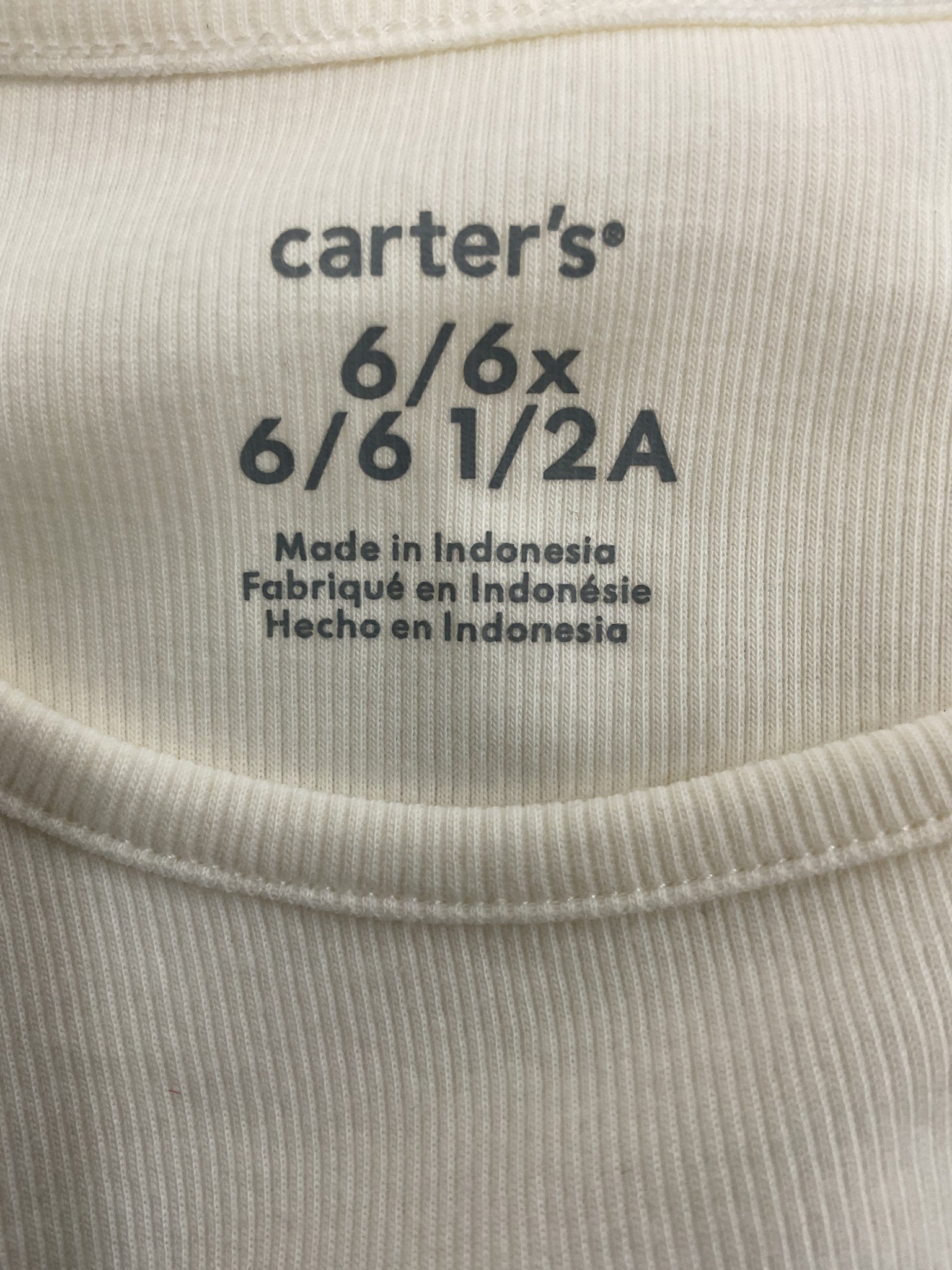 Blusa niña 6R (Carter's)