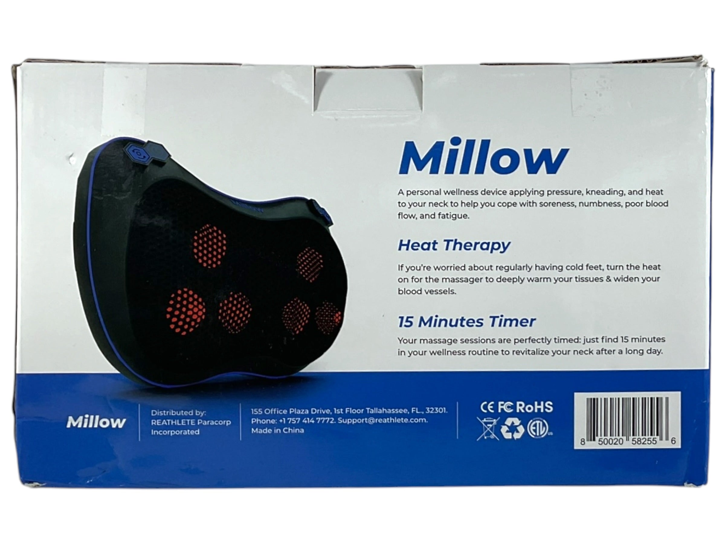 Almohada masajeadora eléctrica