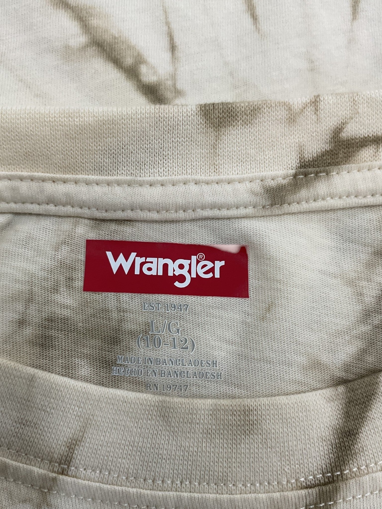 Camisa niño L (Wrangler)