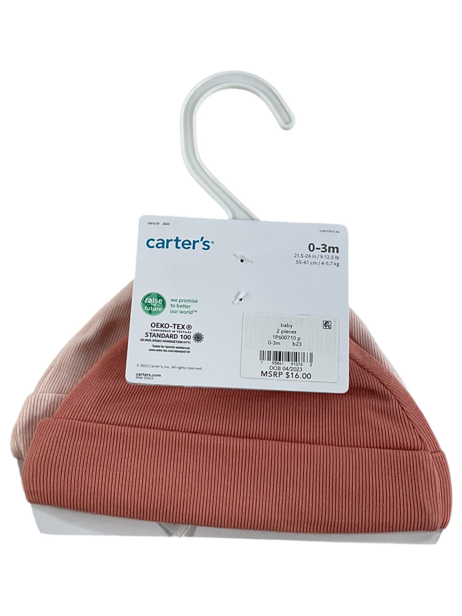 Set de gorros de bebe