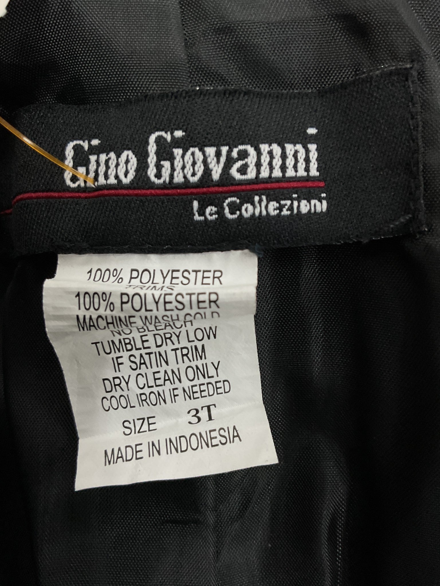 Saco niño 3T (Gino Giovanni)
