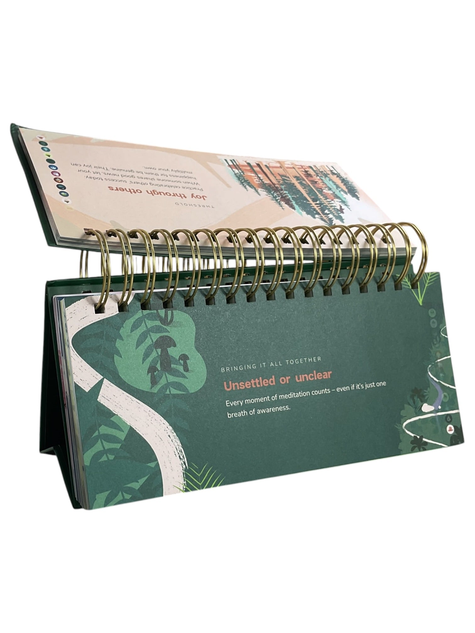 Calendario de escritorio de meditación