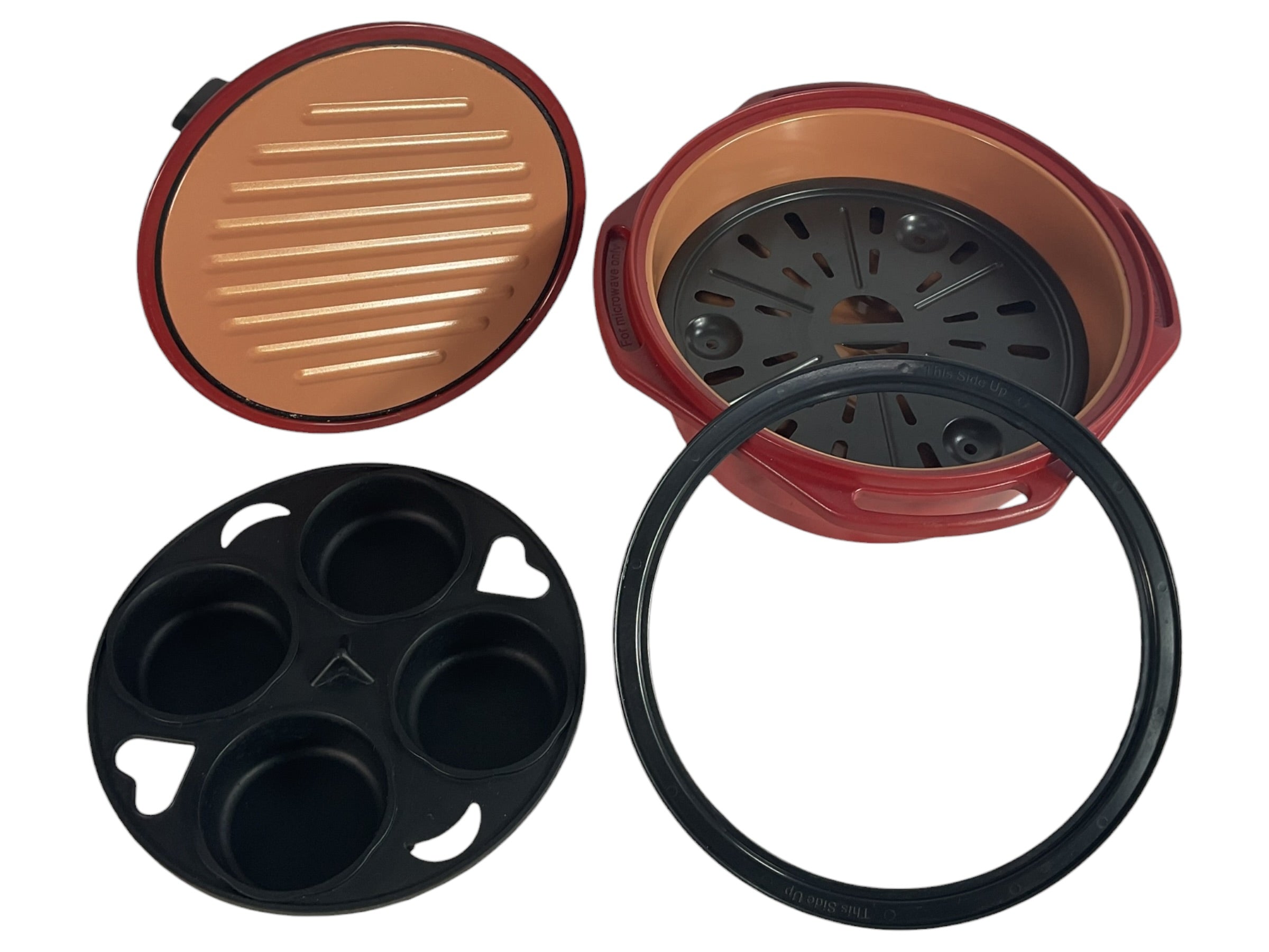 Sartén para microondas (Copper Cherf)