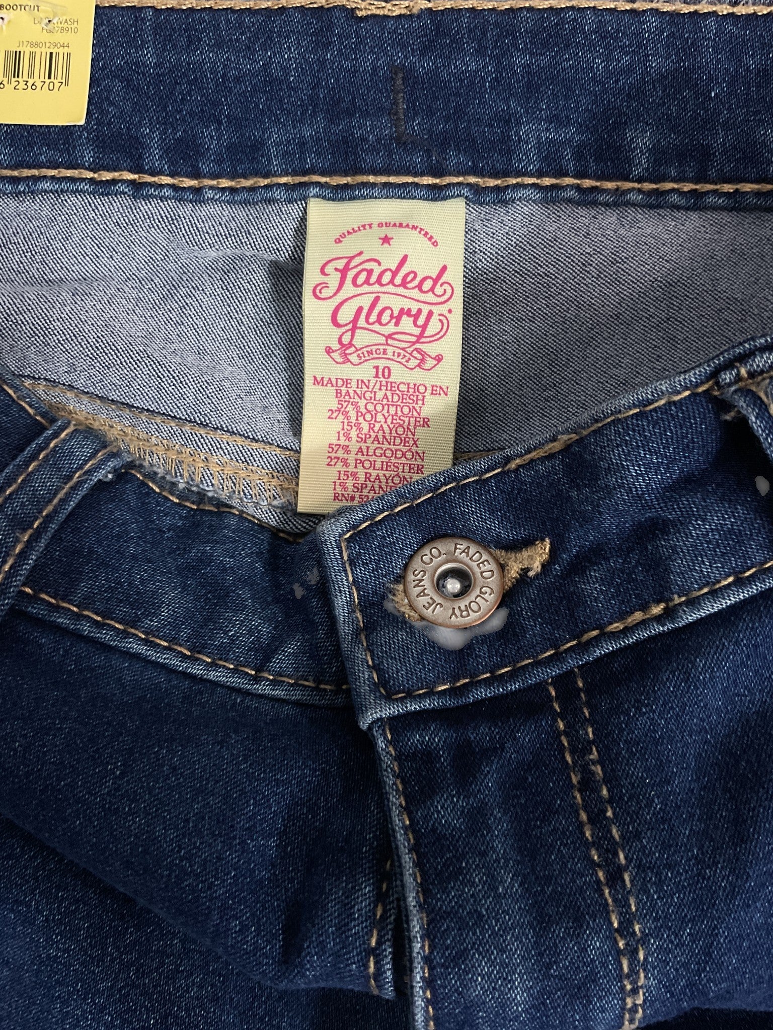 Jean niña 10 (Faded Glory)