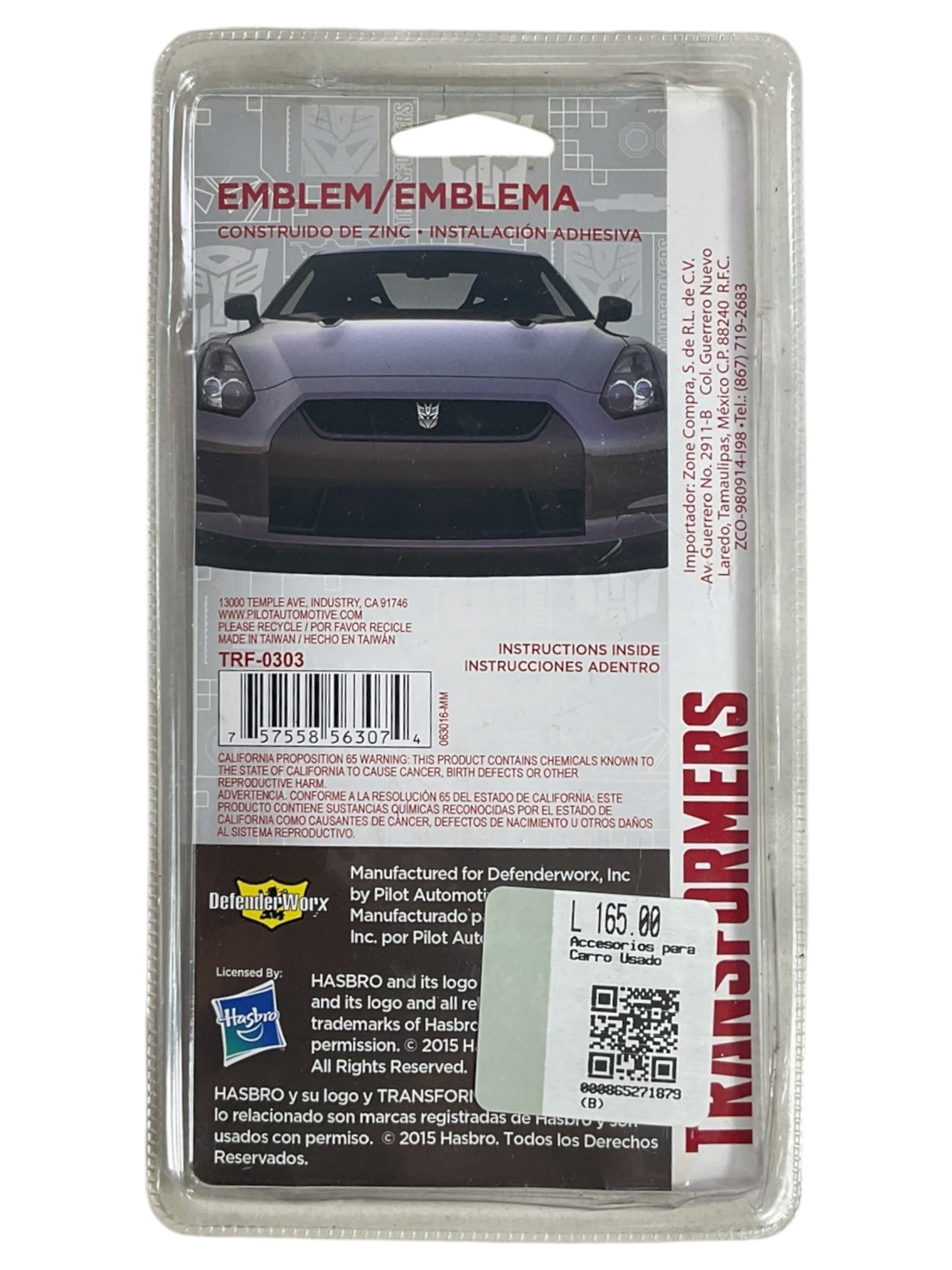 Emblema para carro (Transformers)