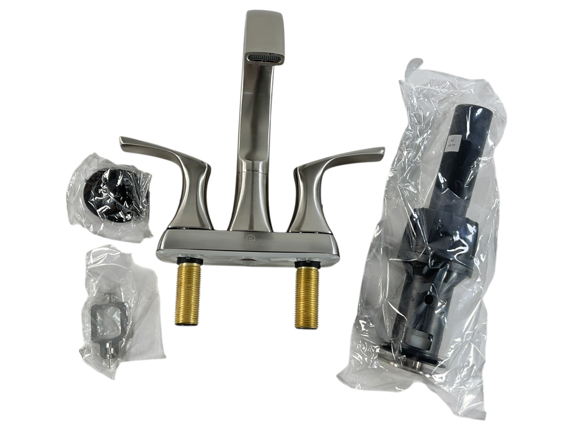 Llave Lavabo KOHLER - Vista frontal con componentes y accesorios