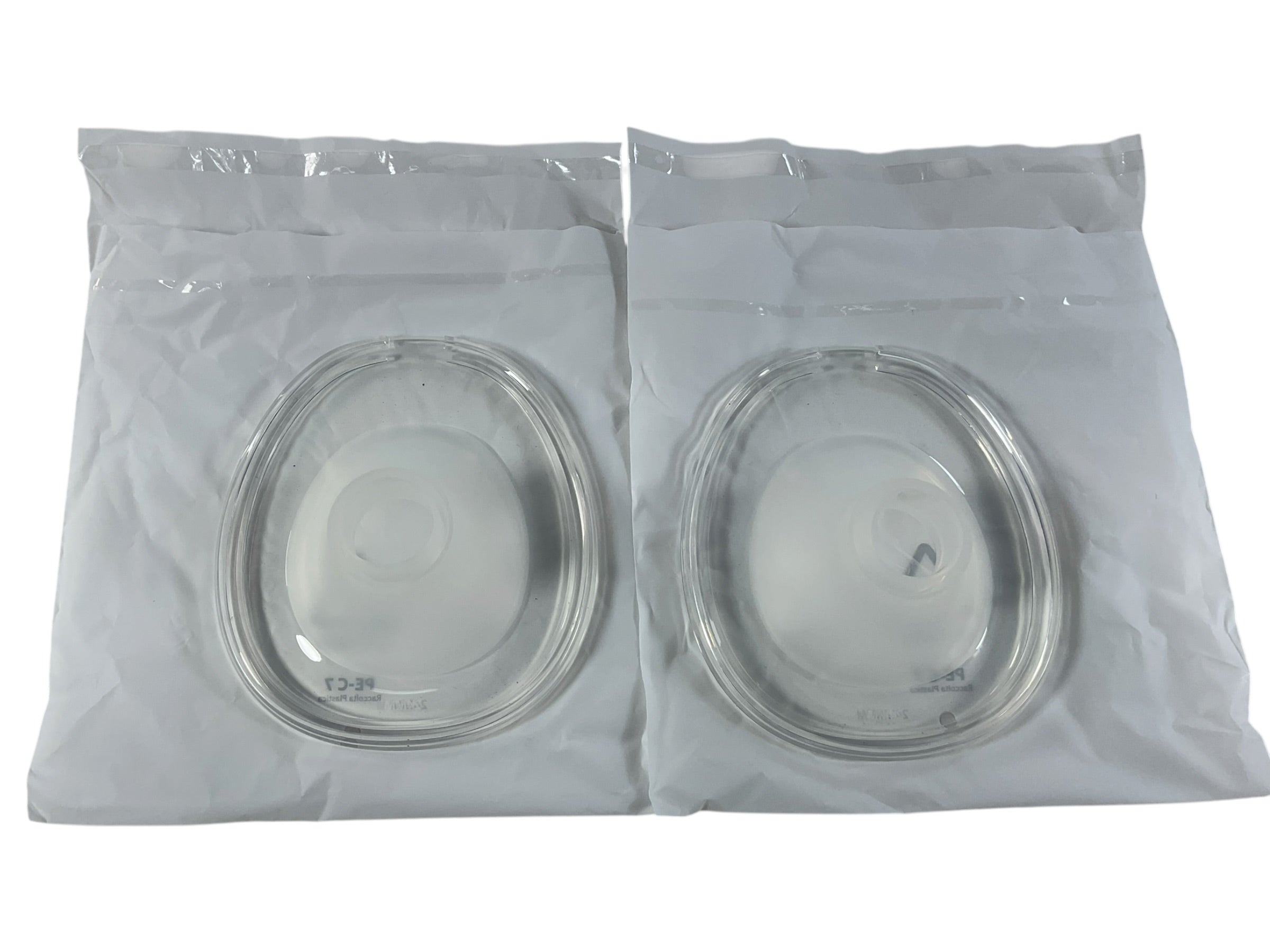 Flanges Eufy E10 24mm - Vista superior de los dos flanges en bolsa