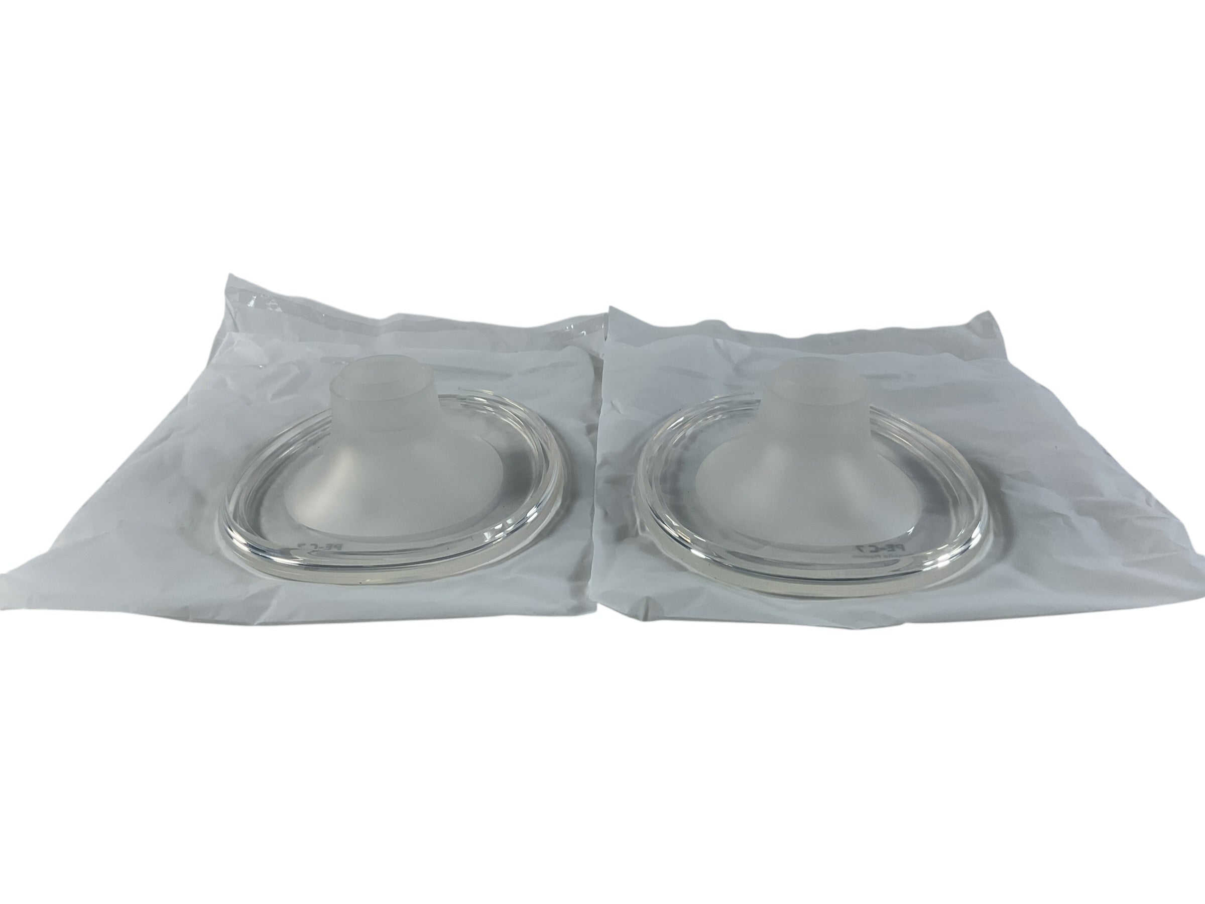 Flanges Eufy E10 24mm - Vista lateral de los dos flanges en bolsa