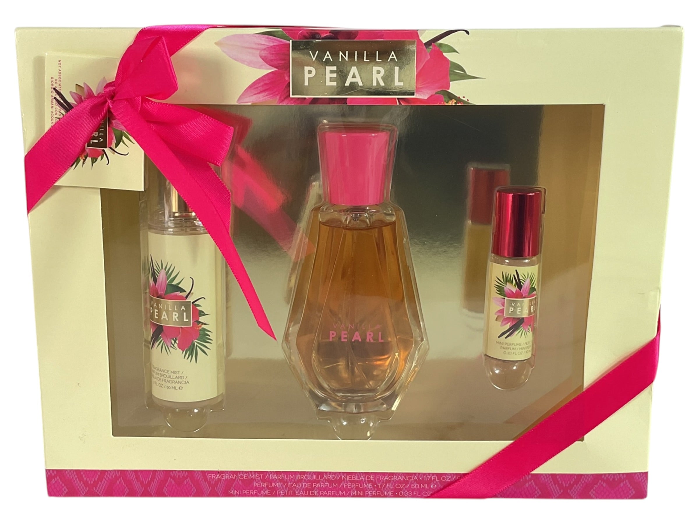Vanilla Pearl Set 3 Piezas - vista trasera productos