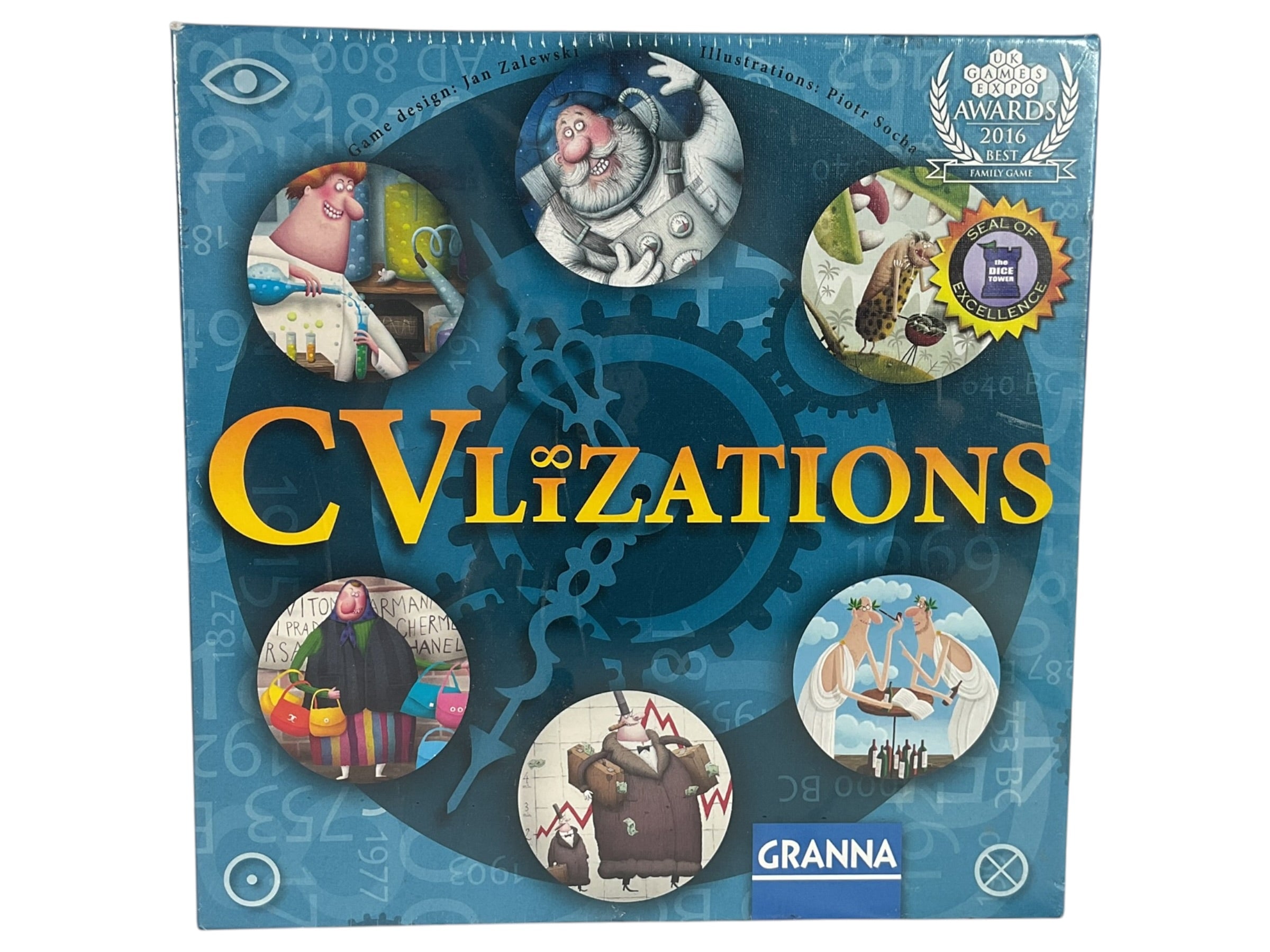 CVlizations juego de mesa - componentes