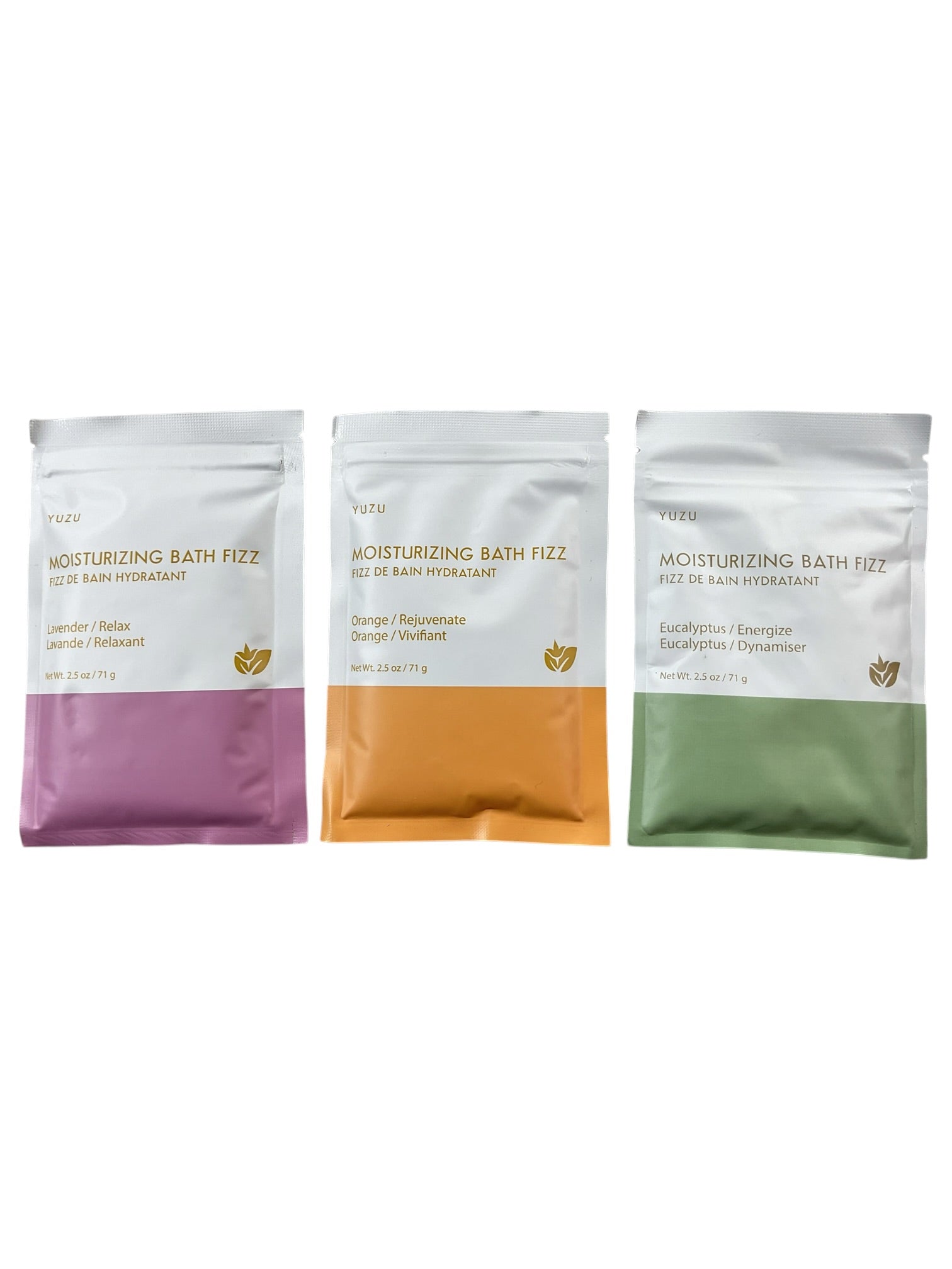 Set de polvos efervescentes para baños