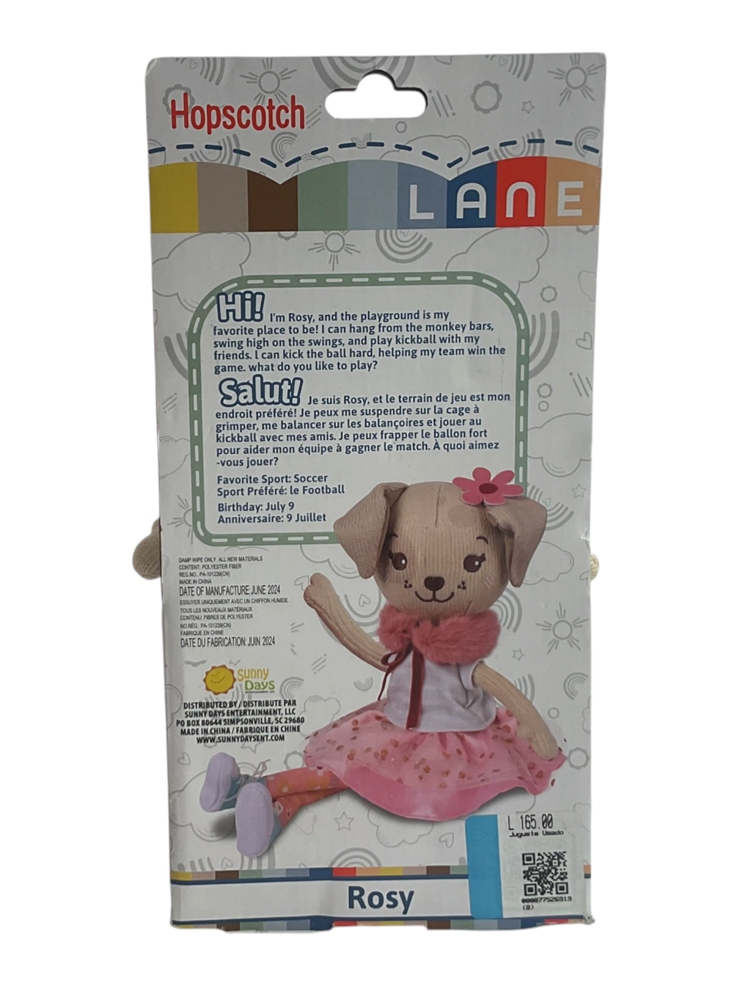 Peluche Rosy (Hopscotch)