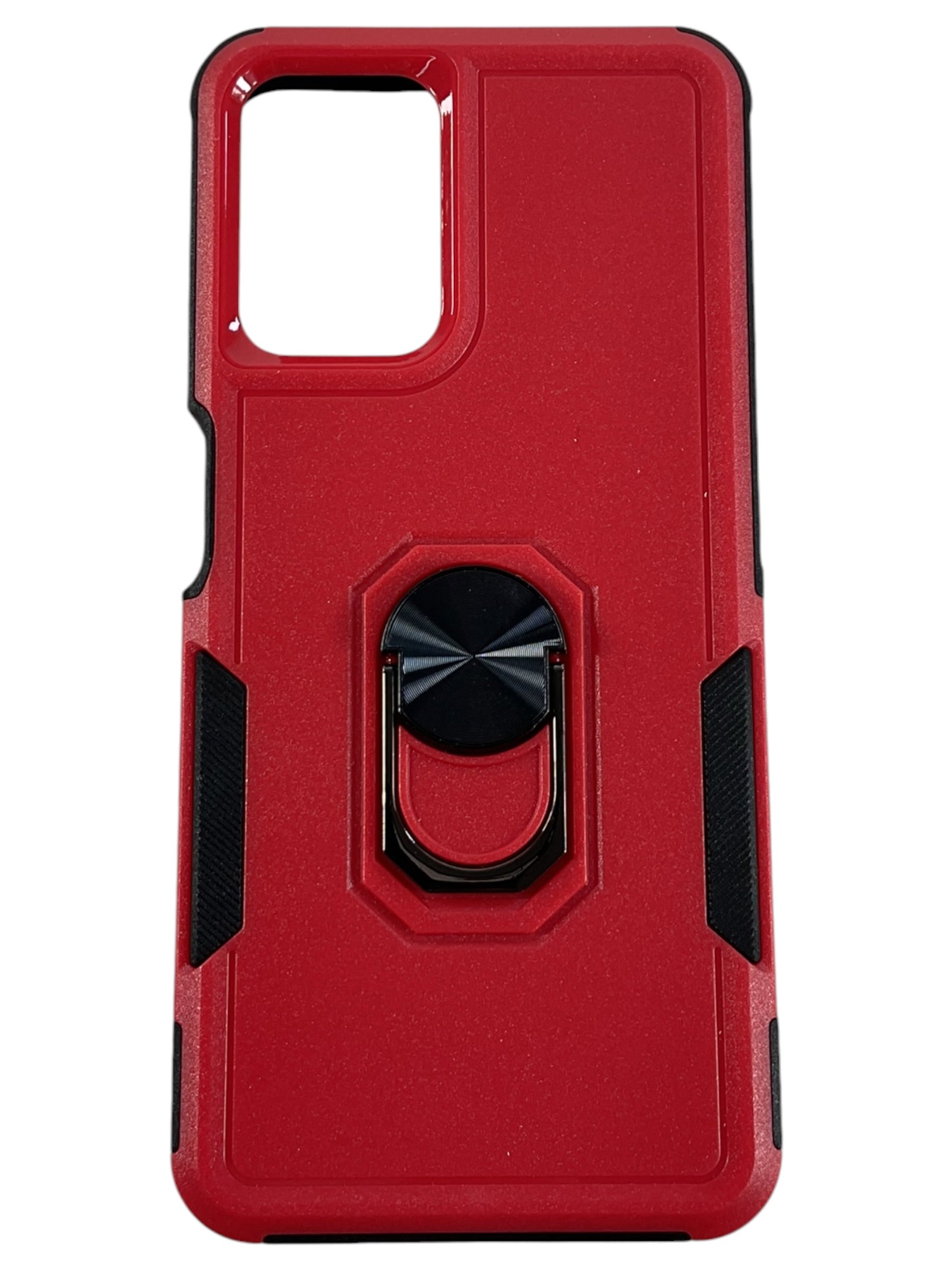 Funda EV Ring Stand Case - Vista trasera con anillo metálico negro