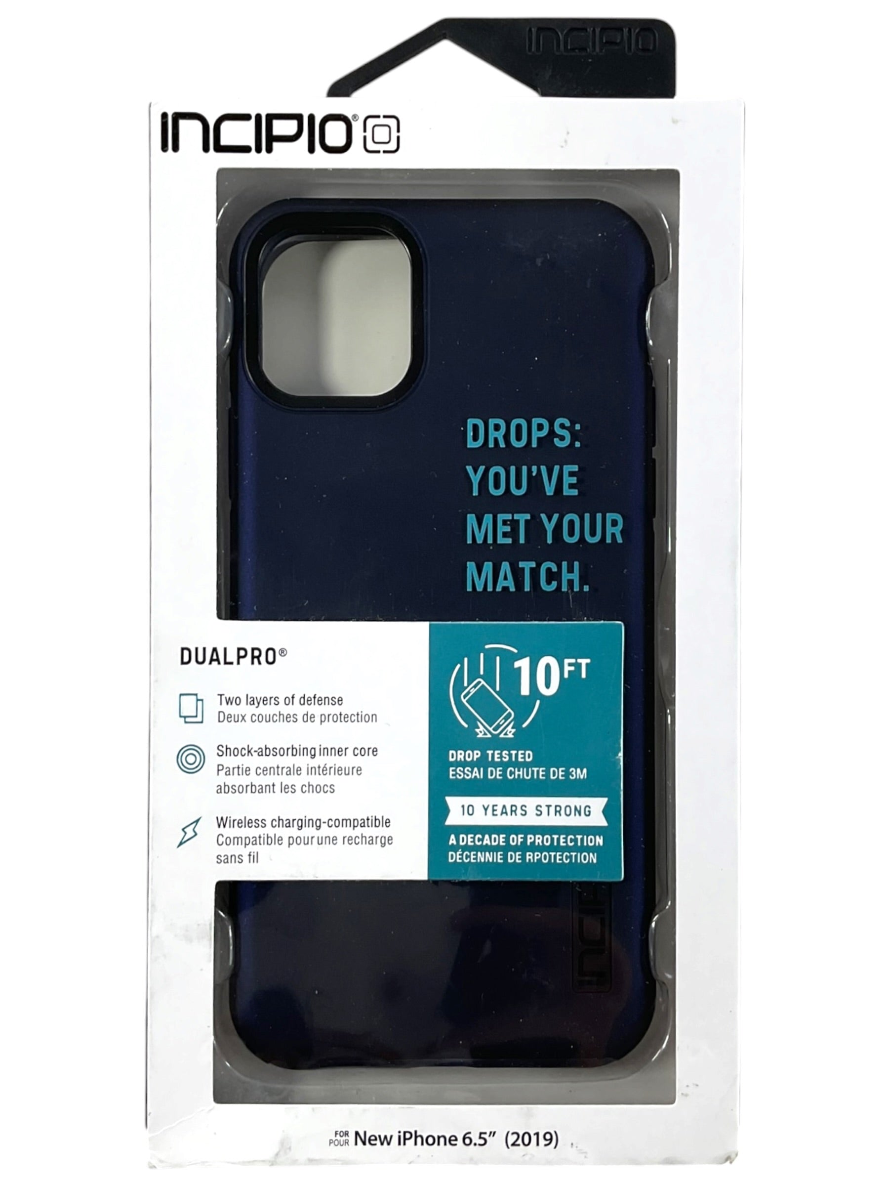 Case DualPro INCIPIO - Empaque frontal