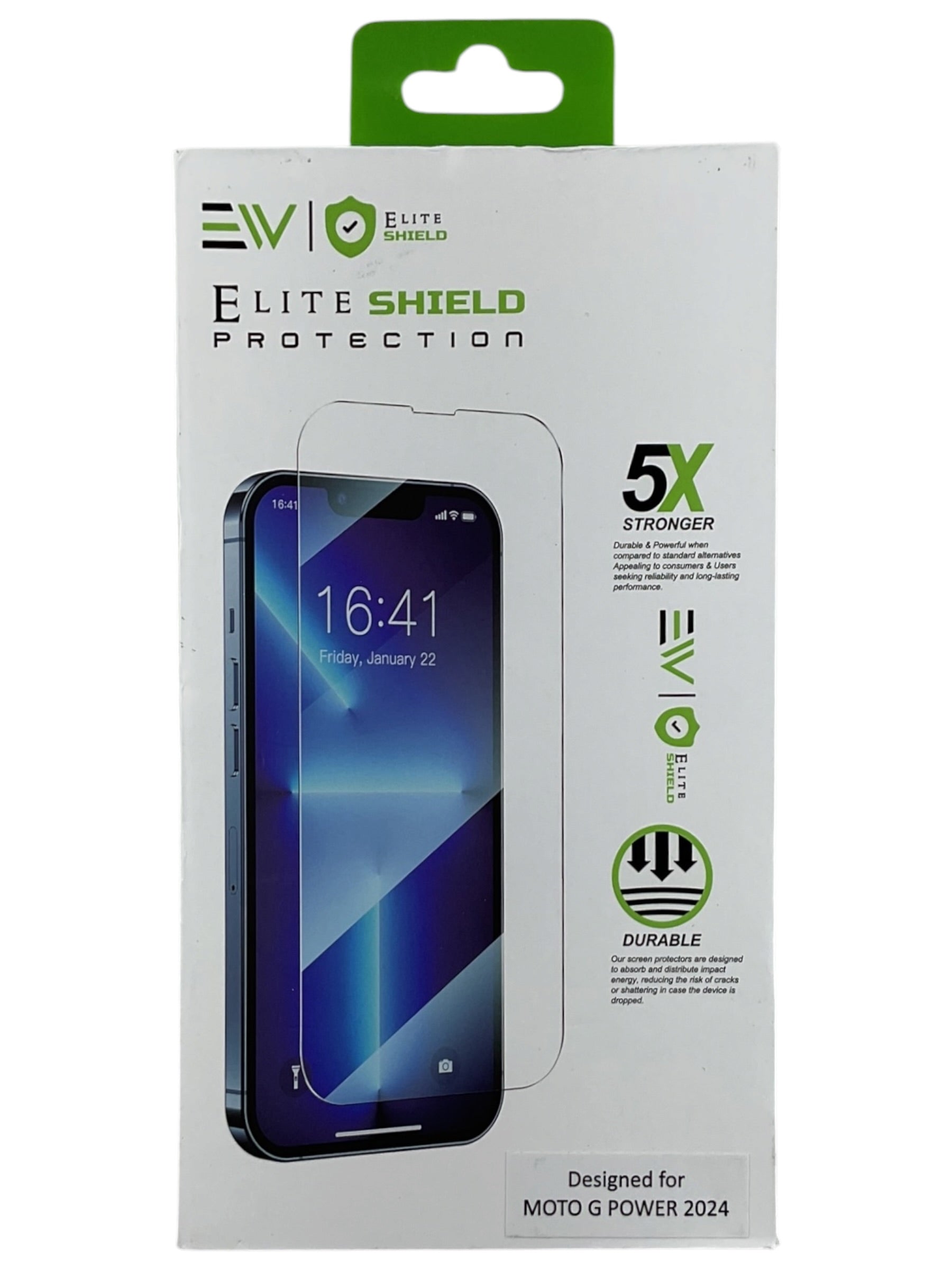 Protector Elite Shield EV - Empaque frontal Moto G Power 2024