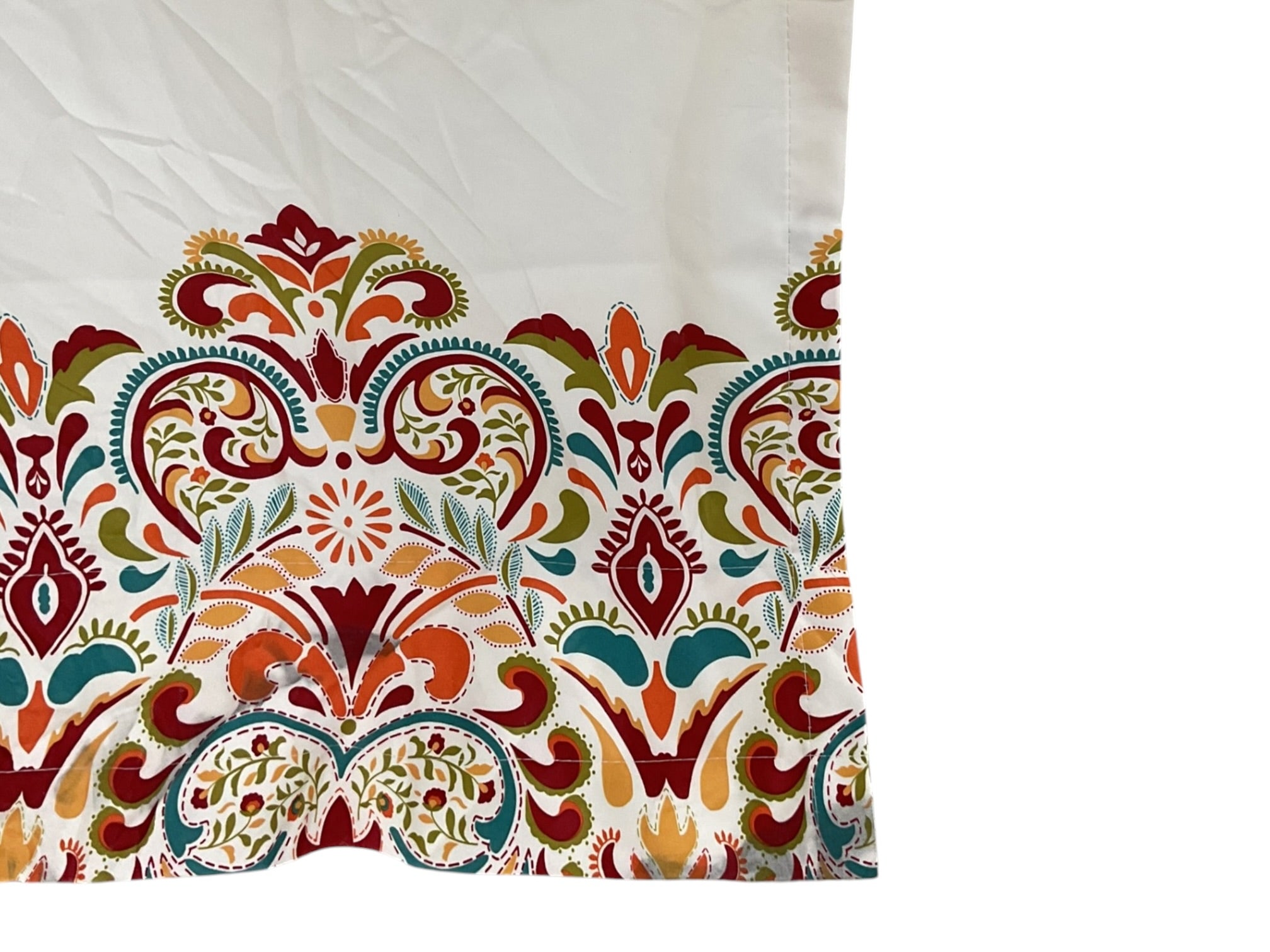 Sábana decorativa - frente con estampado medallón bohemio