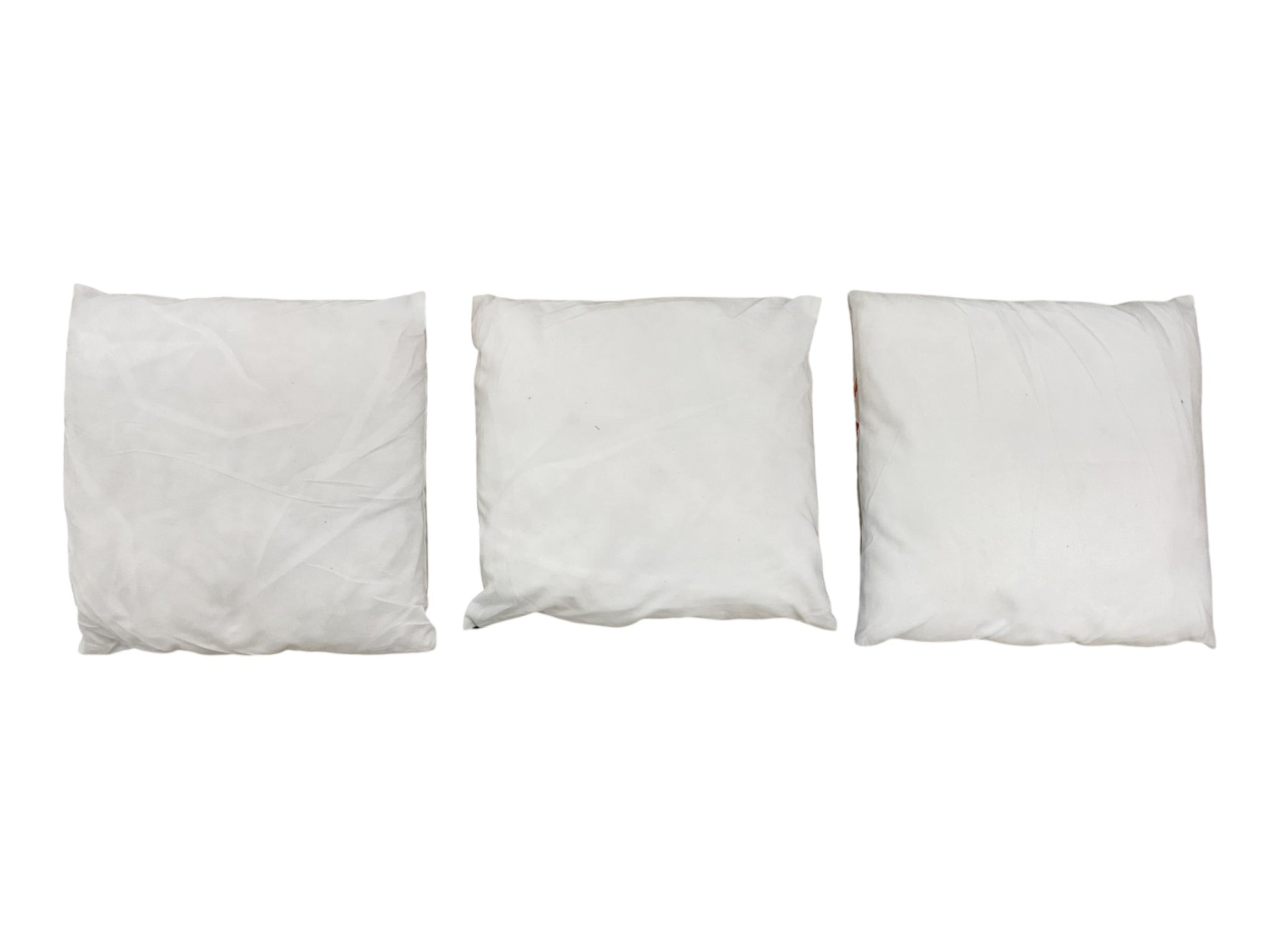 Set de 3 almohadas con funda estampada floral artística en tonos turquesa, rojo y naranja