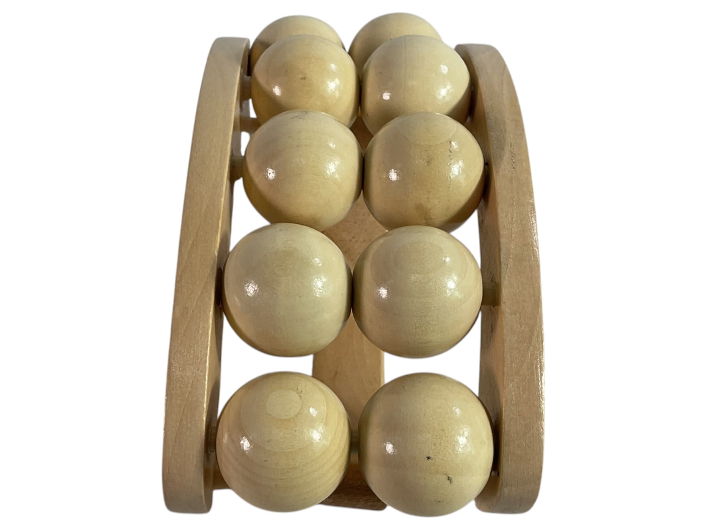Rodillo de Masaje de Madera Brookstone - Vista con marca