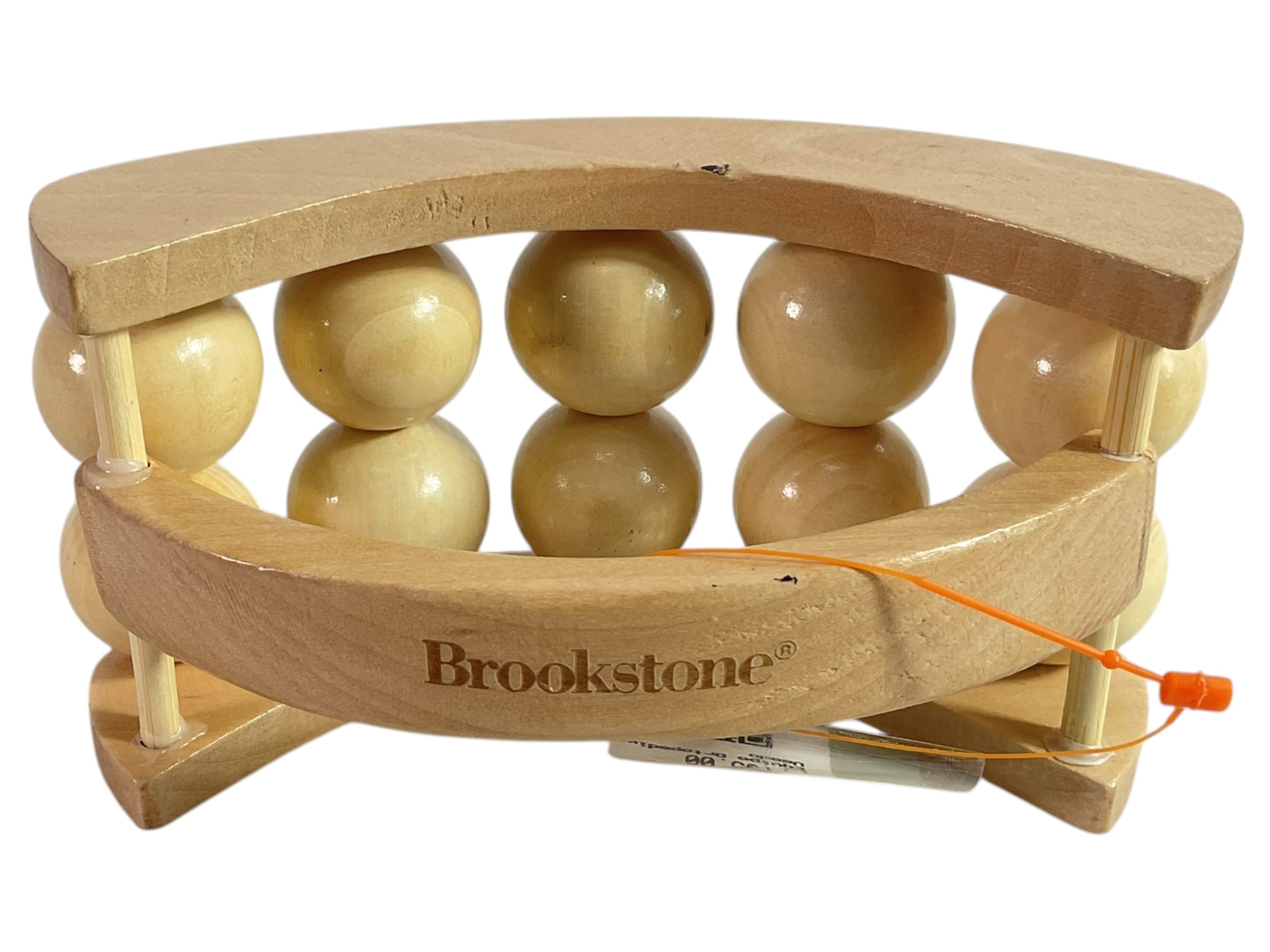 Rodillo de Masaje de Madera Brookstone - Vista inferior