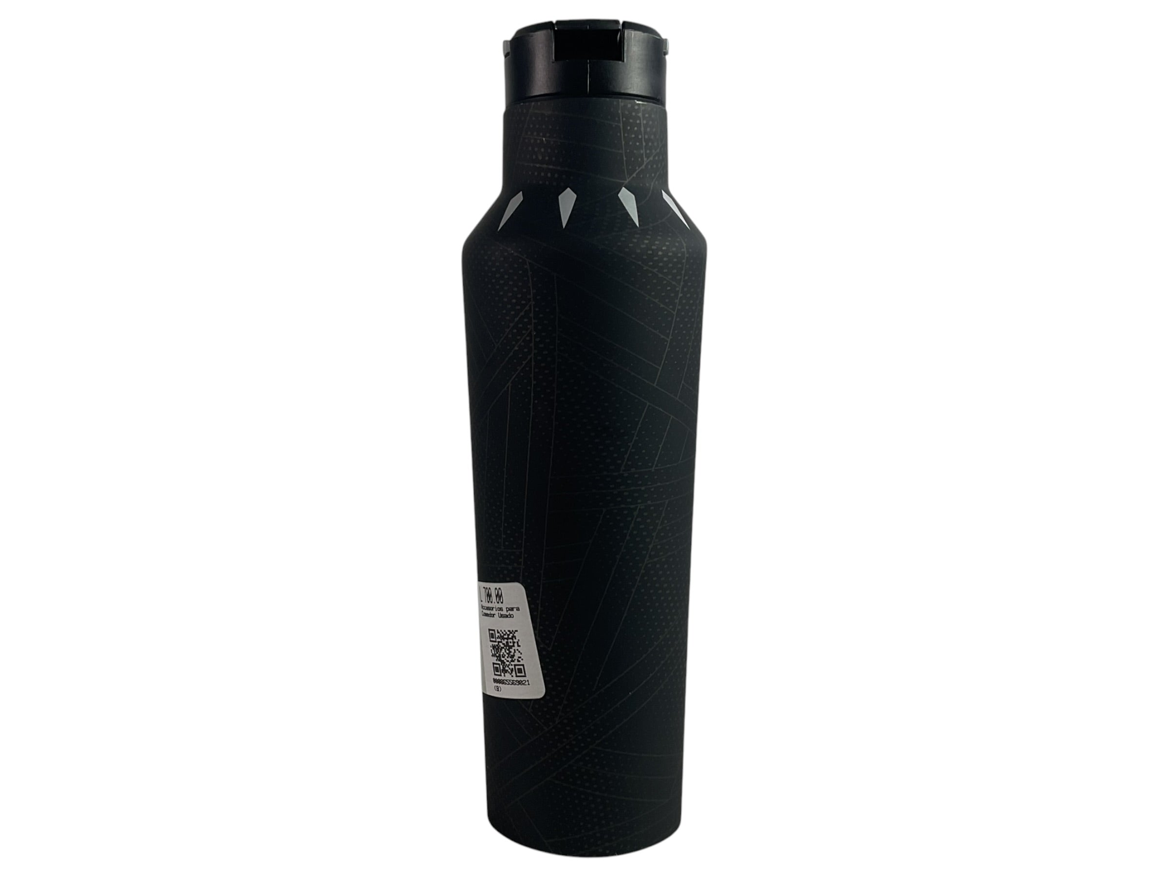Botella CORKCICLE Black Panther vista trasera
