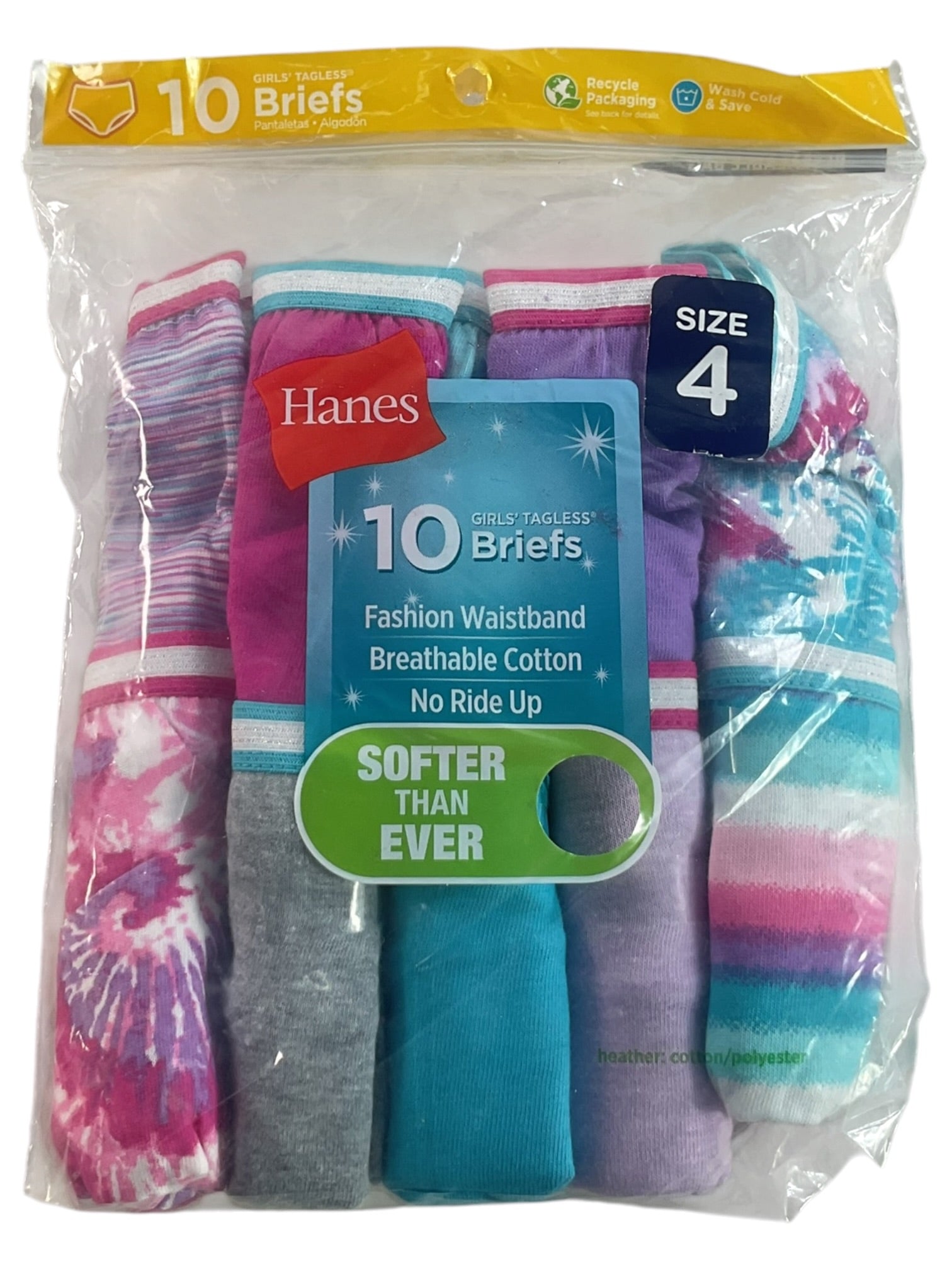 Ropa interior Niña 4 (Hanes)
