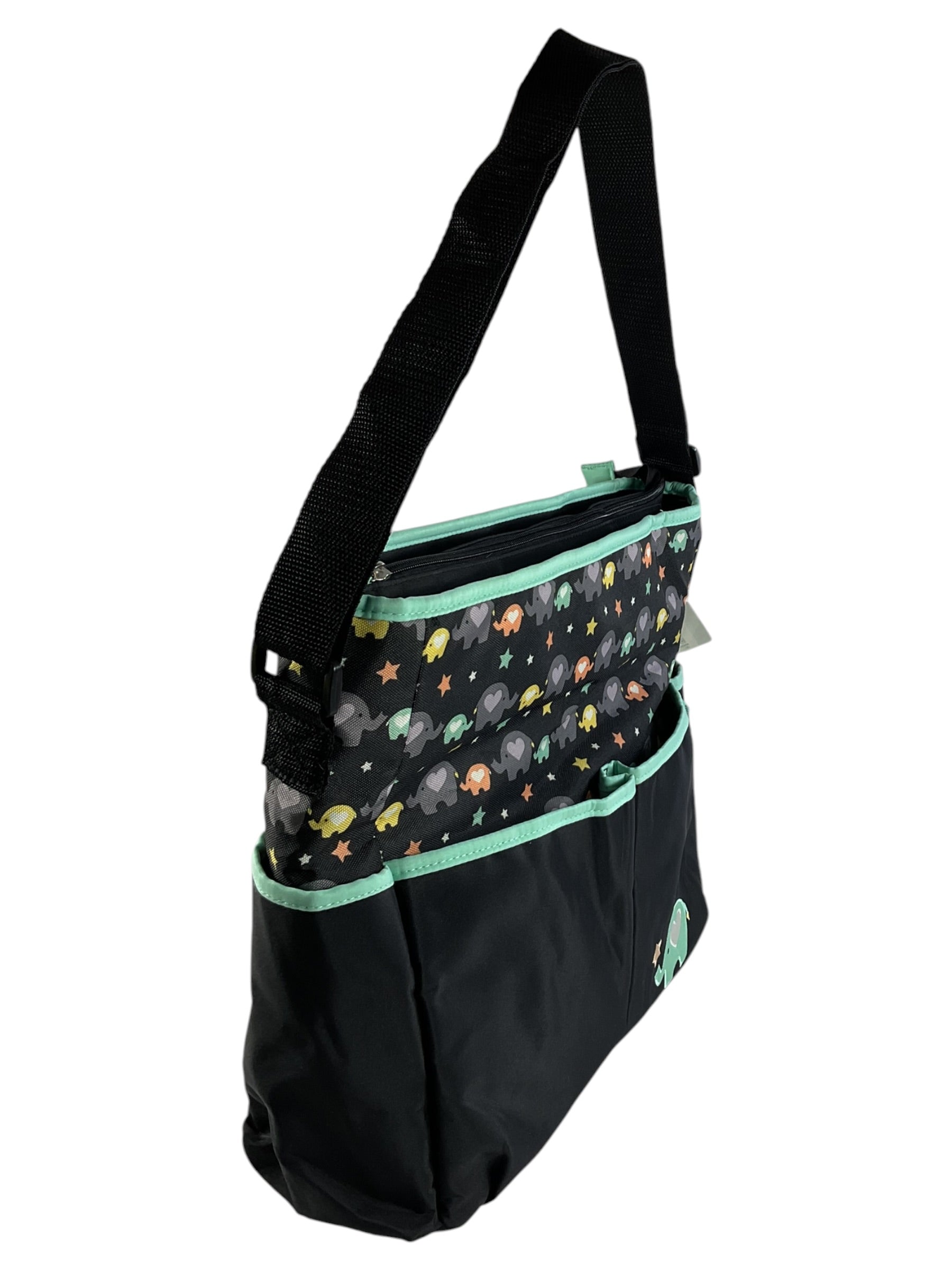 Bolsa pañalera elefantes Baby Boom - Vista lateral