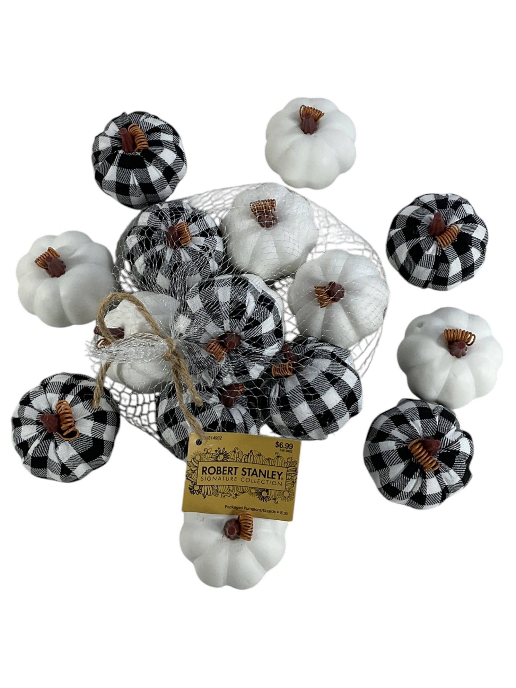 Set calabazas decorativas - Vista superior