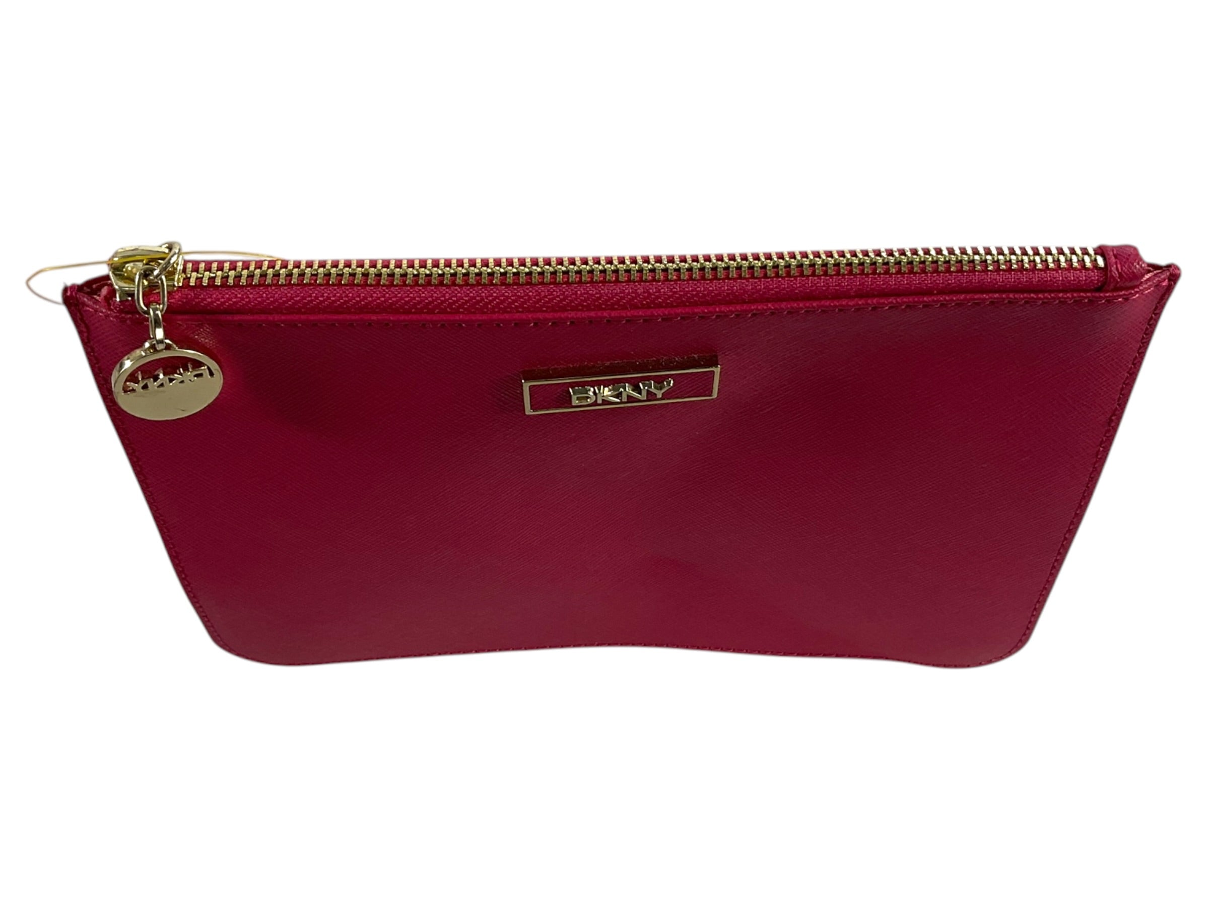 Clutch DKNY Rosa Fucsia - Vista lateral