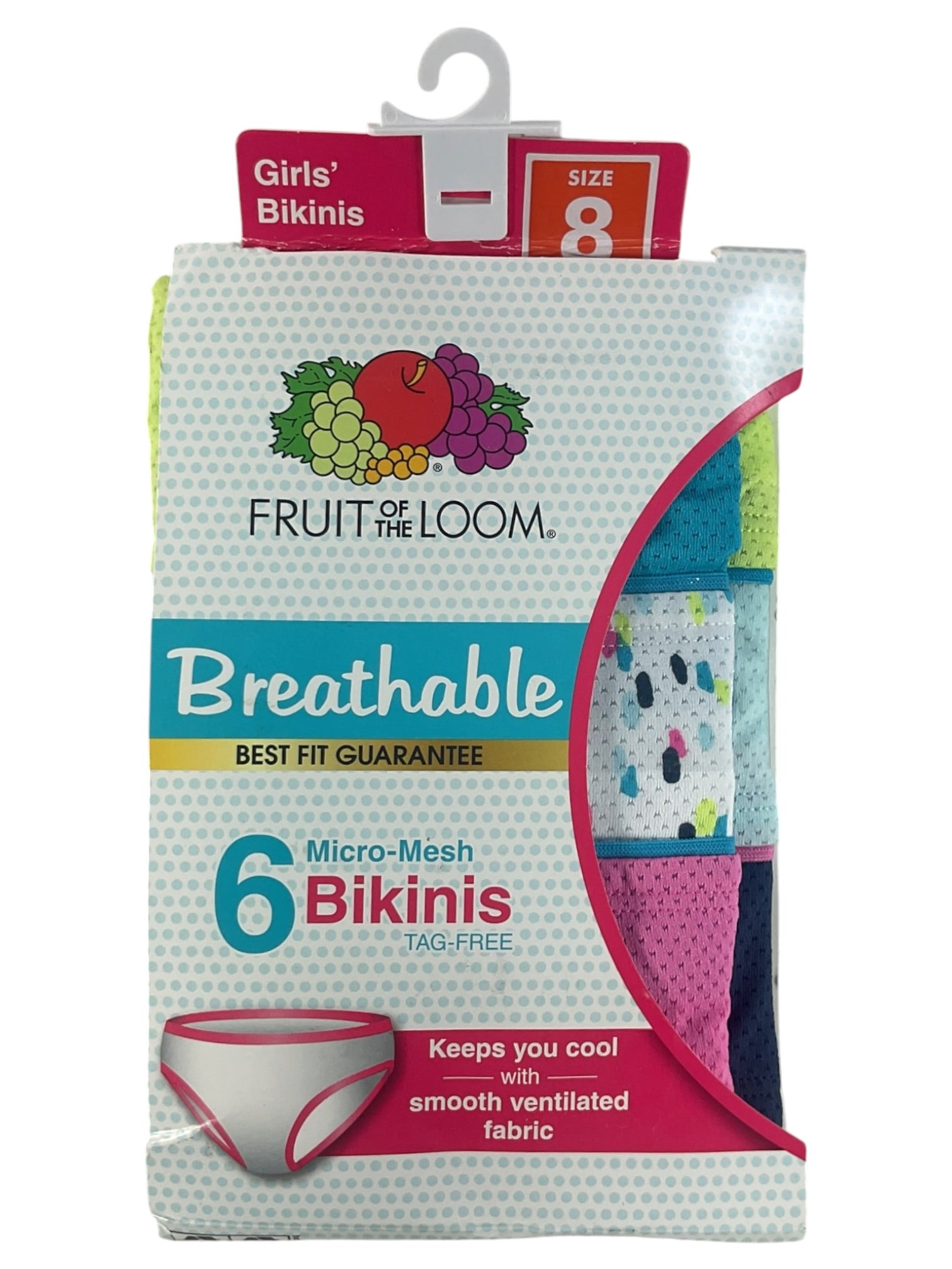 Ropa interior Niña 8 (Fruit Of The Loom)