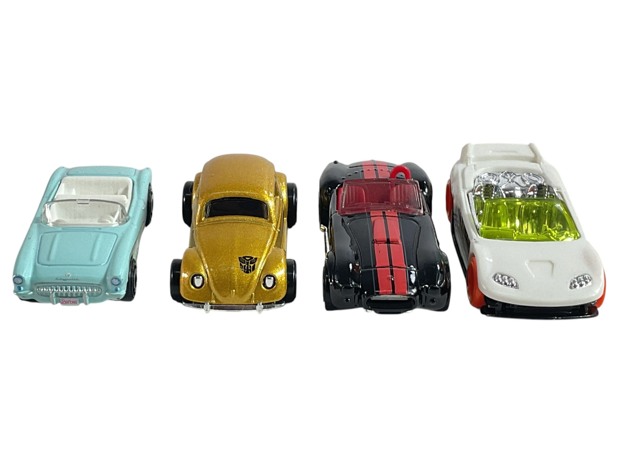 Set de 4 carritos de juguete multicolor