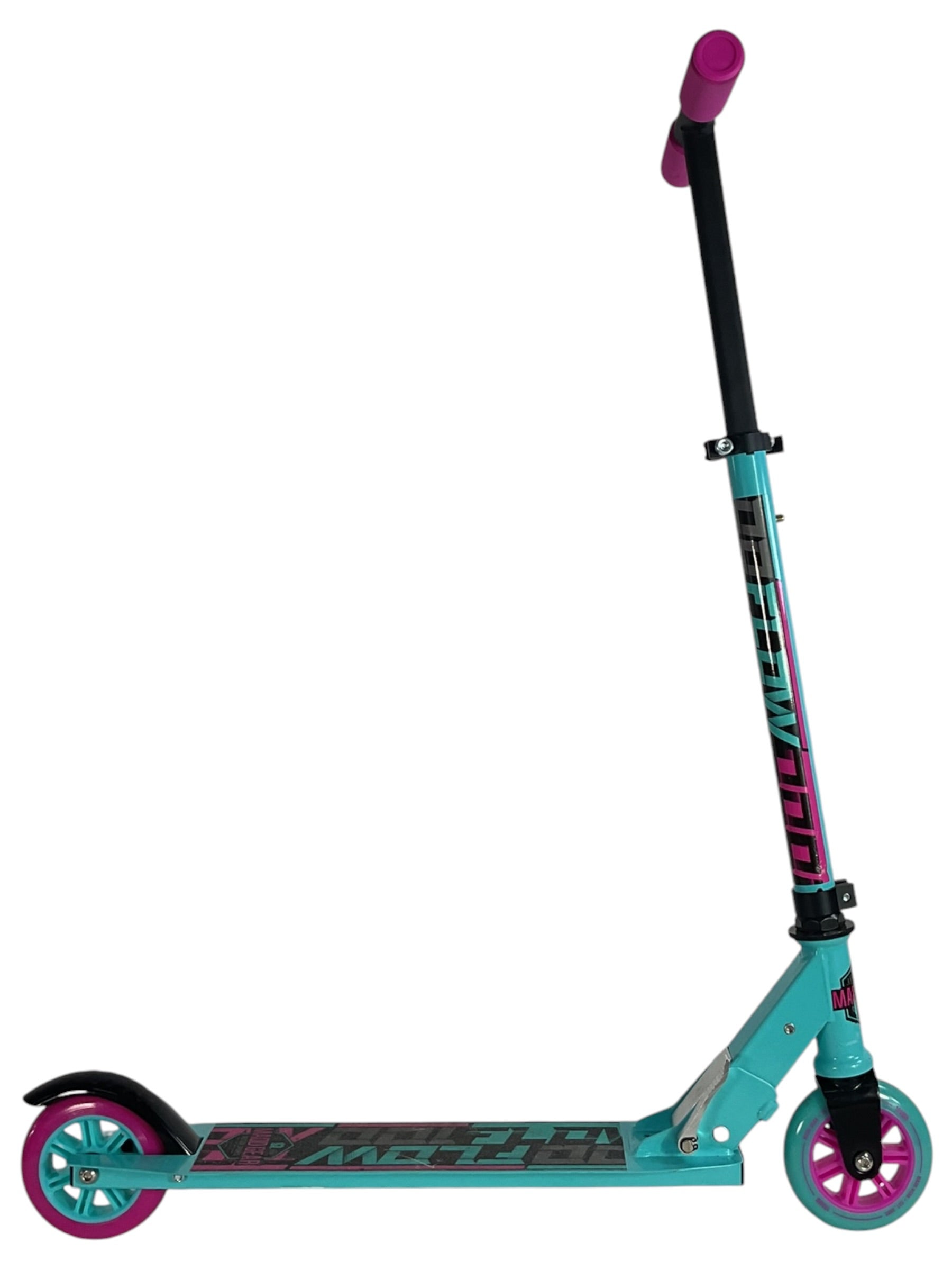 Scooter infantil MAJOR GEAR color turquesa y fucsia