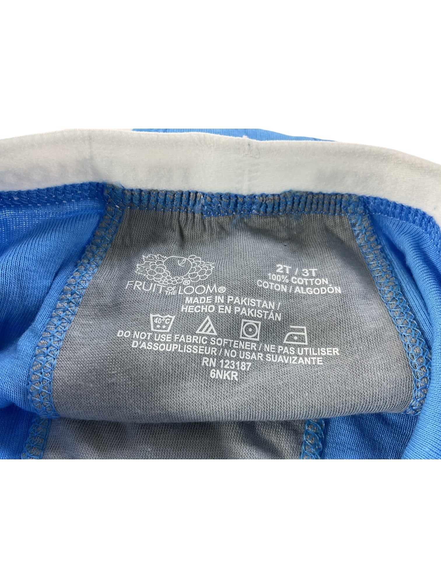 Set de ropa interior niño 2T/3T (Fruit of the Loom)