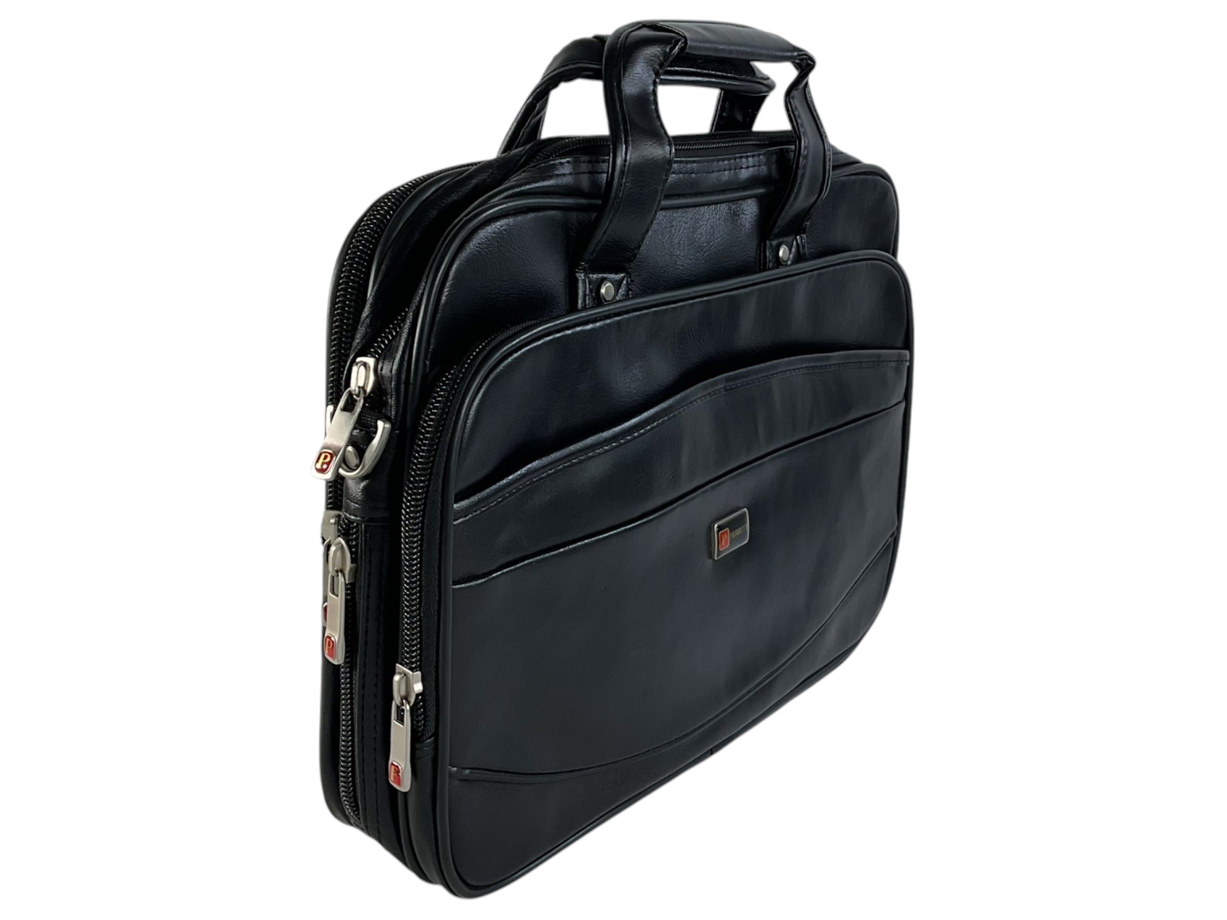 Maletín PRIORITY negro, vista lateral