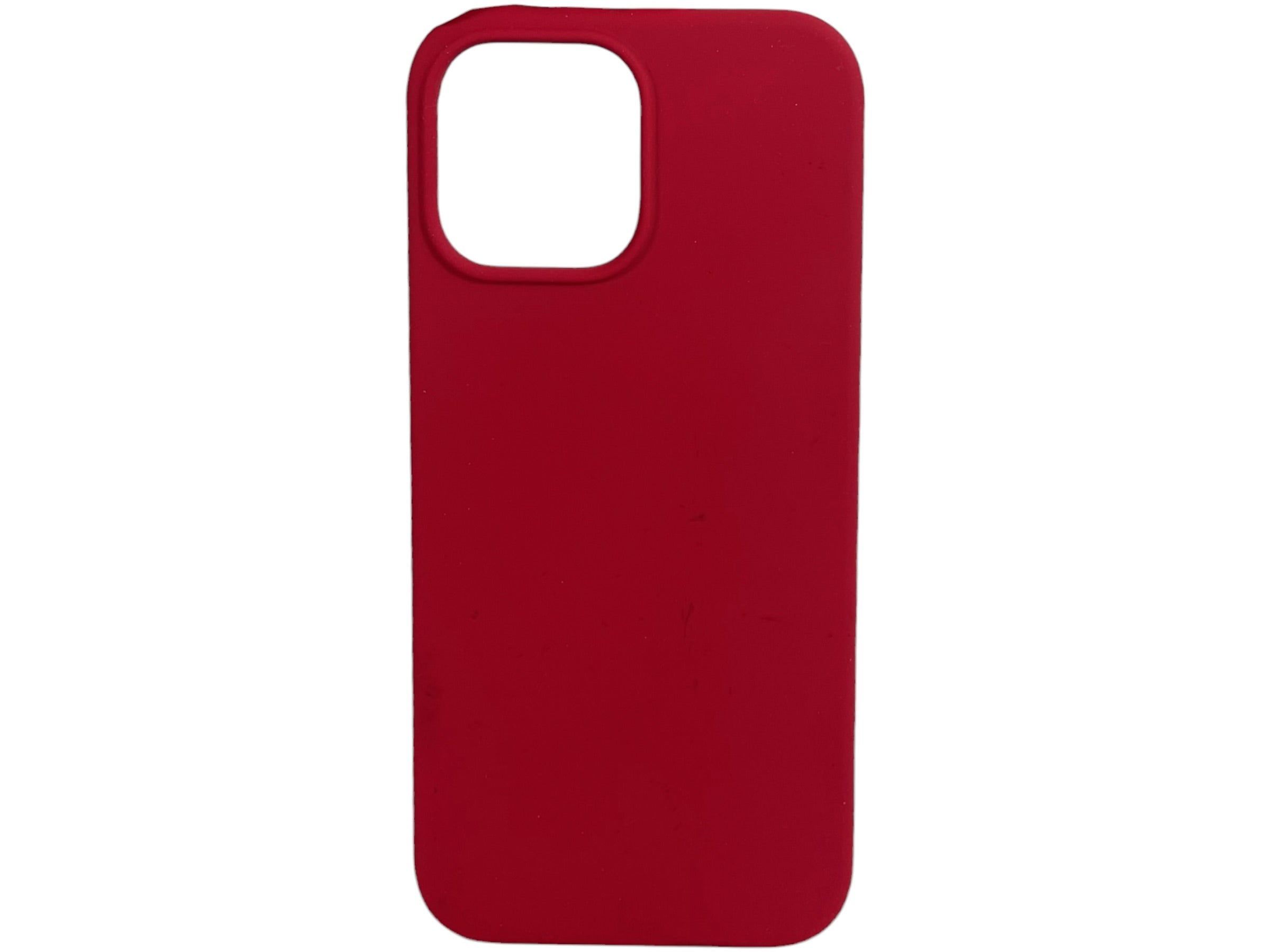Funda protectora roja para celular, vista interior