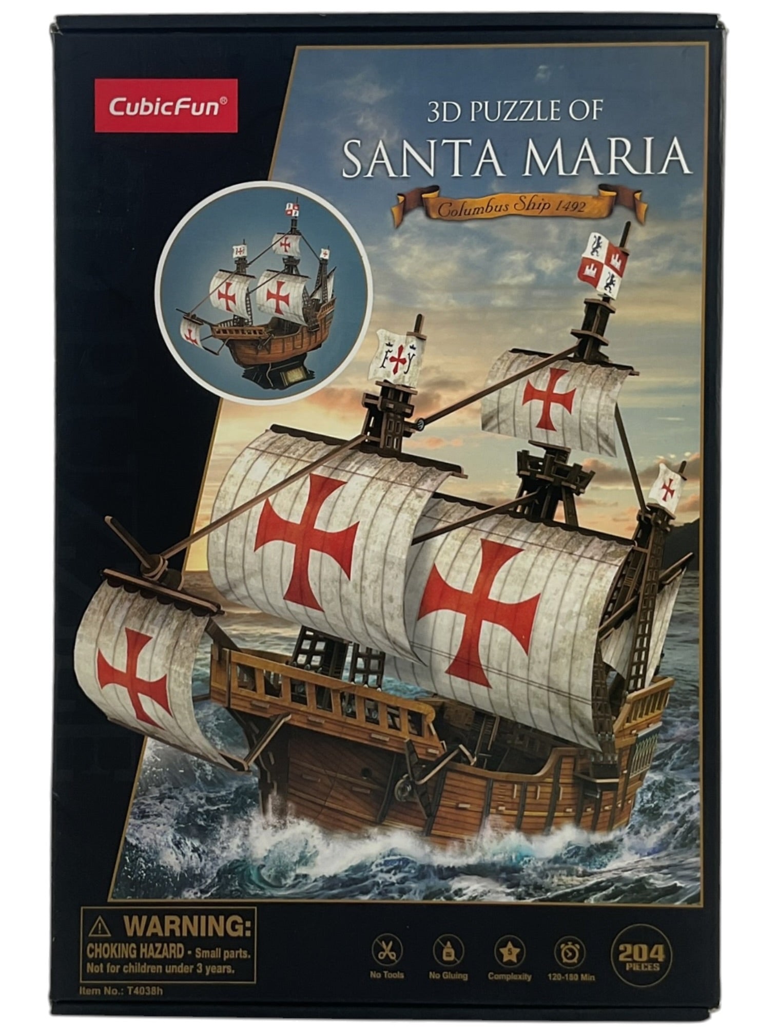 Rompecabeza Santa María (CubicFun)