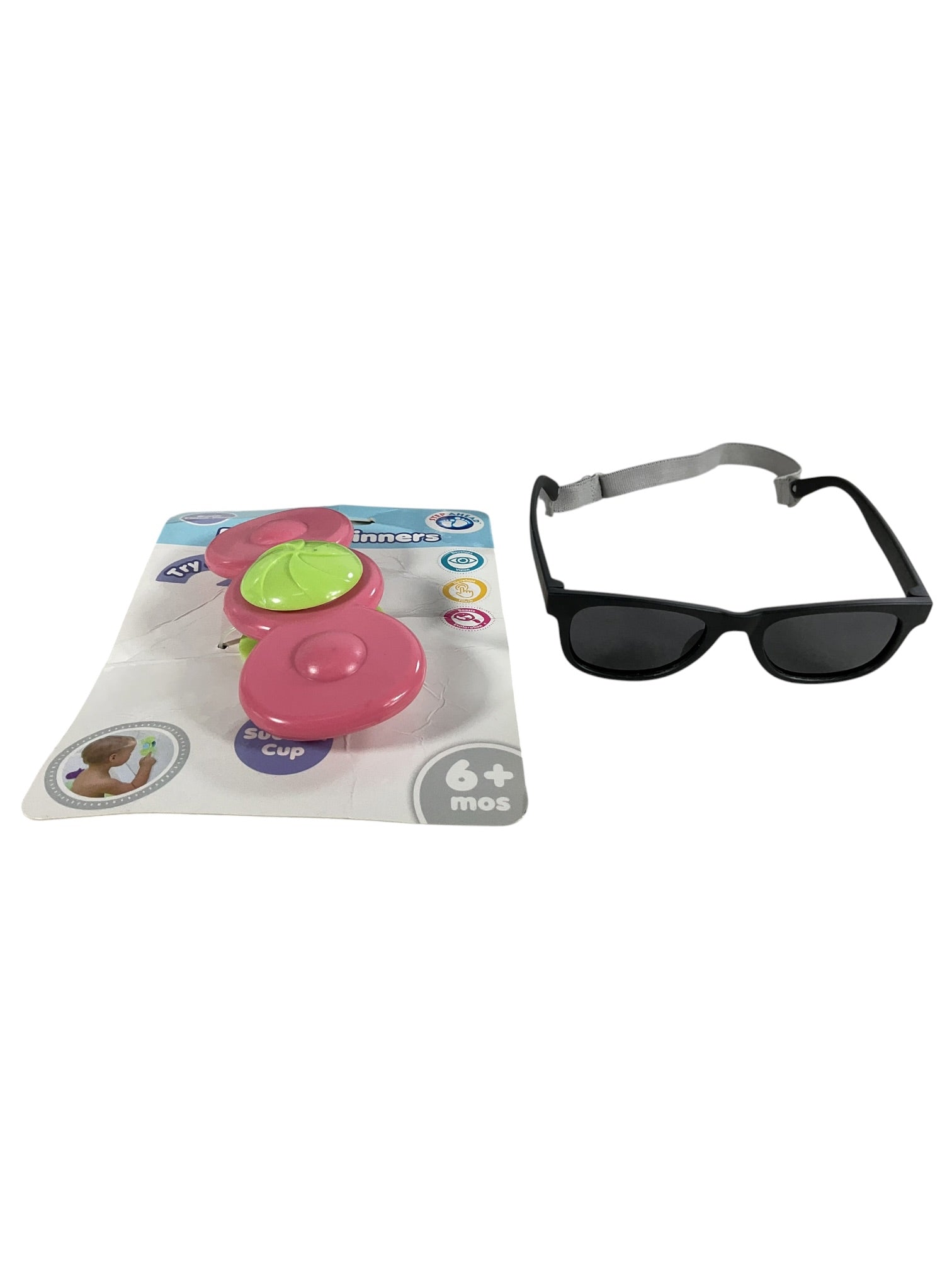 Fidget Spinner y lentes para bebé