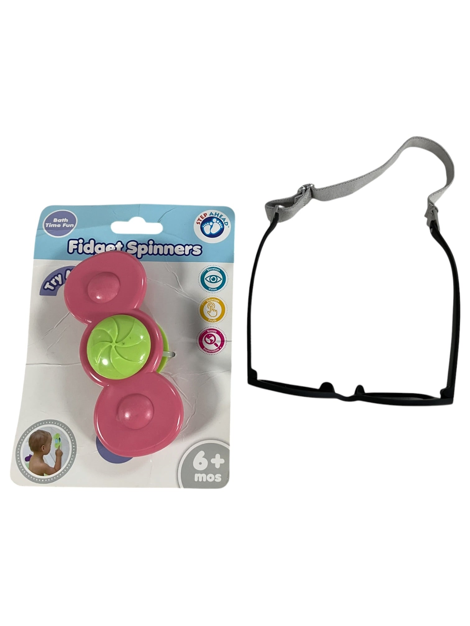 Fidget Spinner y lentes para bebé