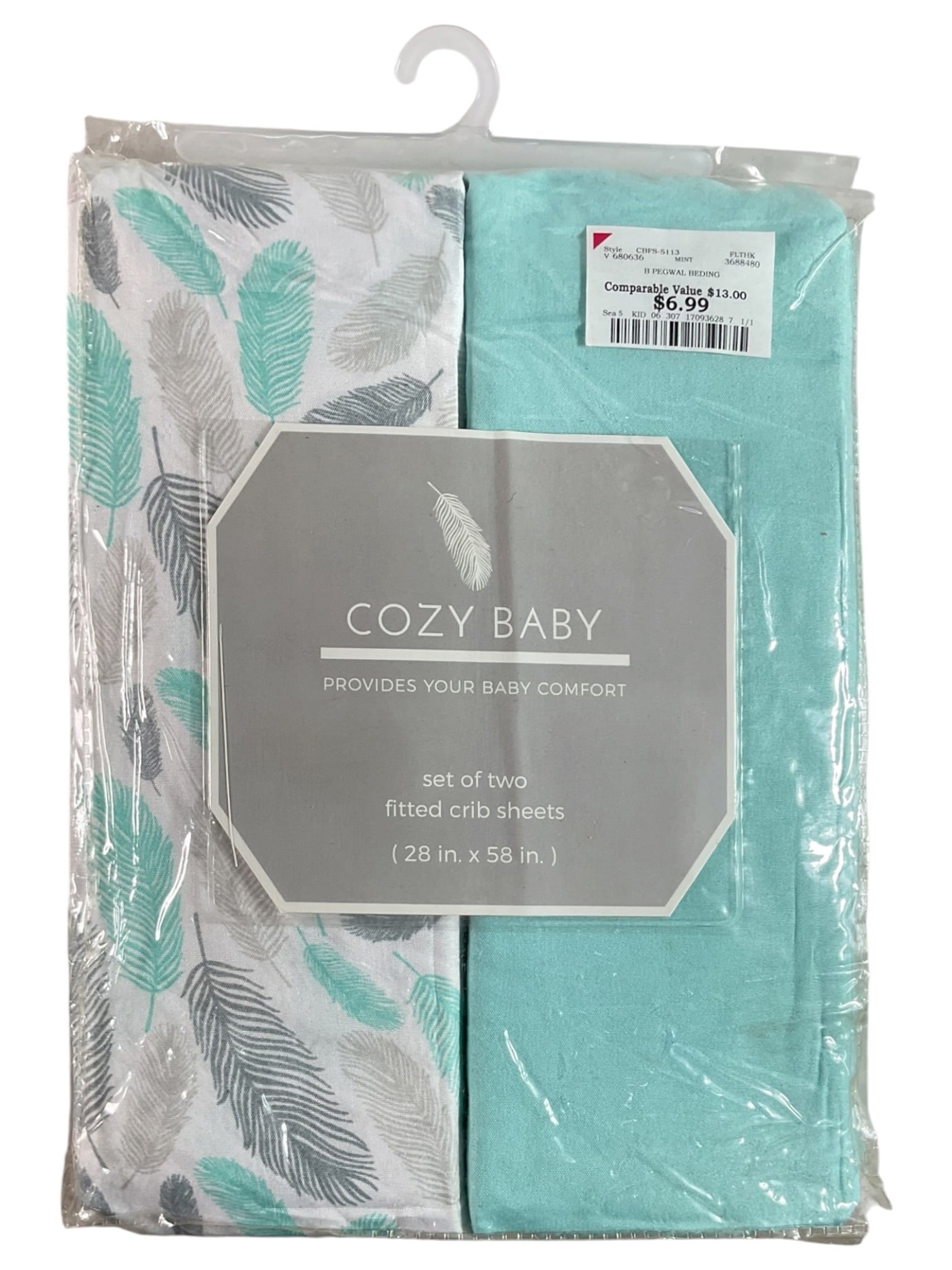 Set de cubre colchón para cuna  (COZY BABY)