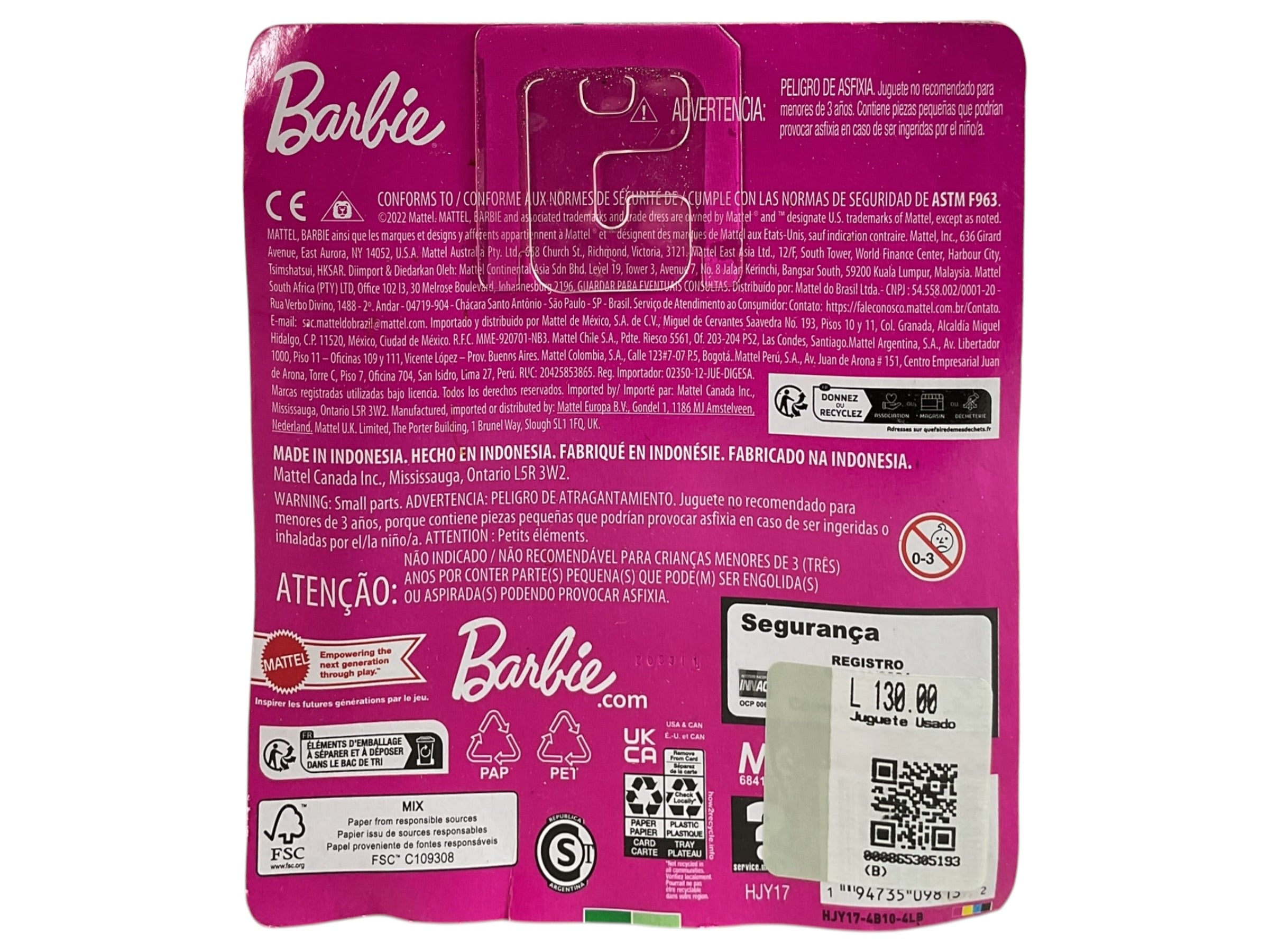 Muñeca de (Barbie)