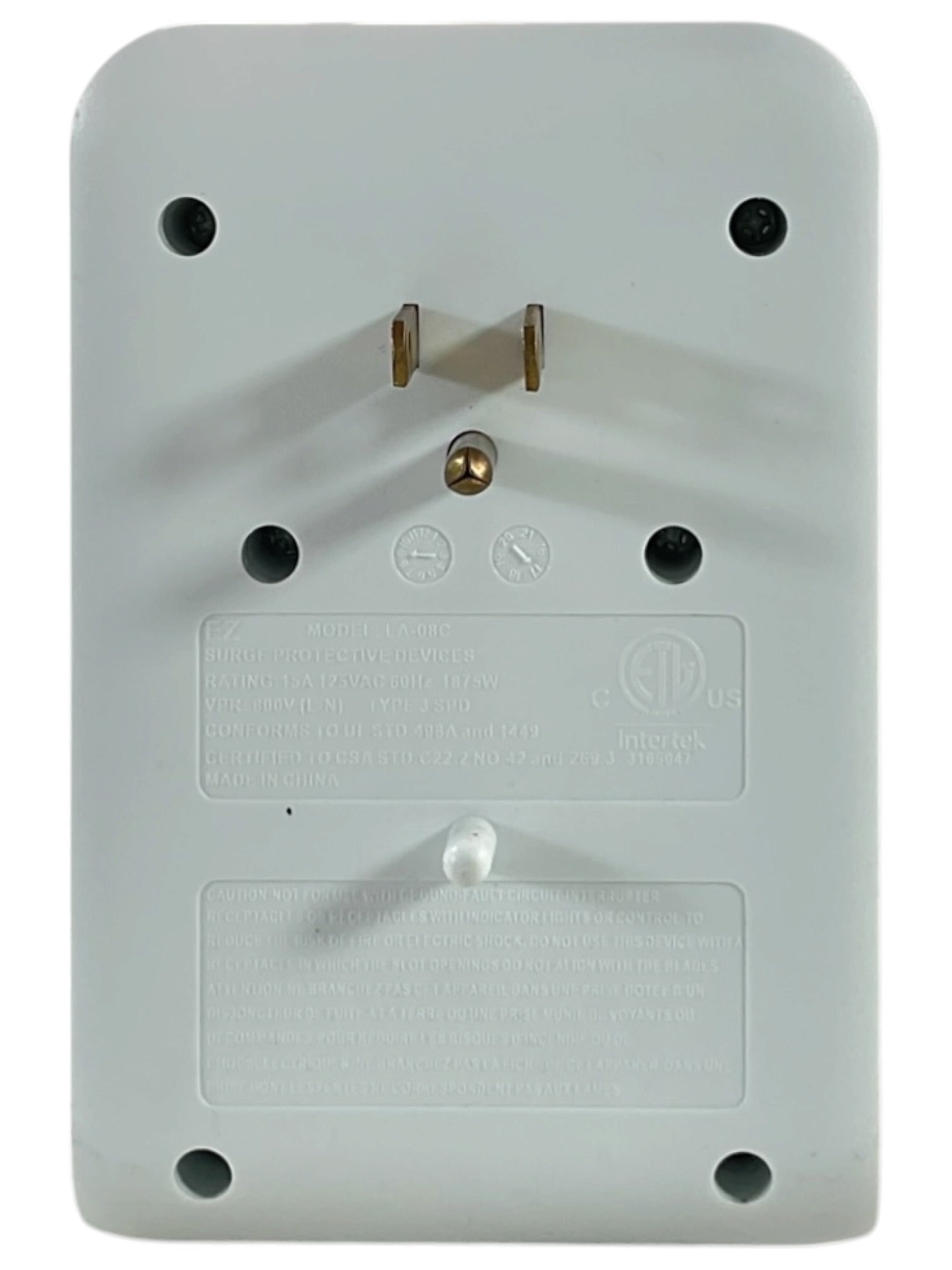 Adaptador eléctrico GLOBE con puerto USB y tomacorrientes